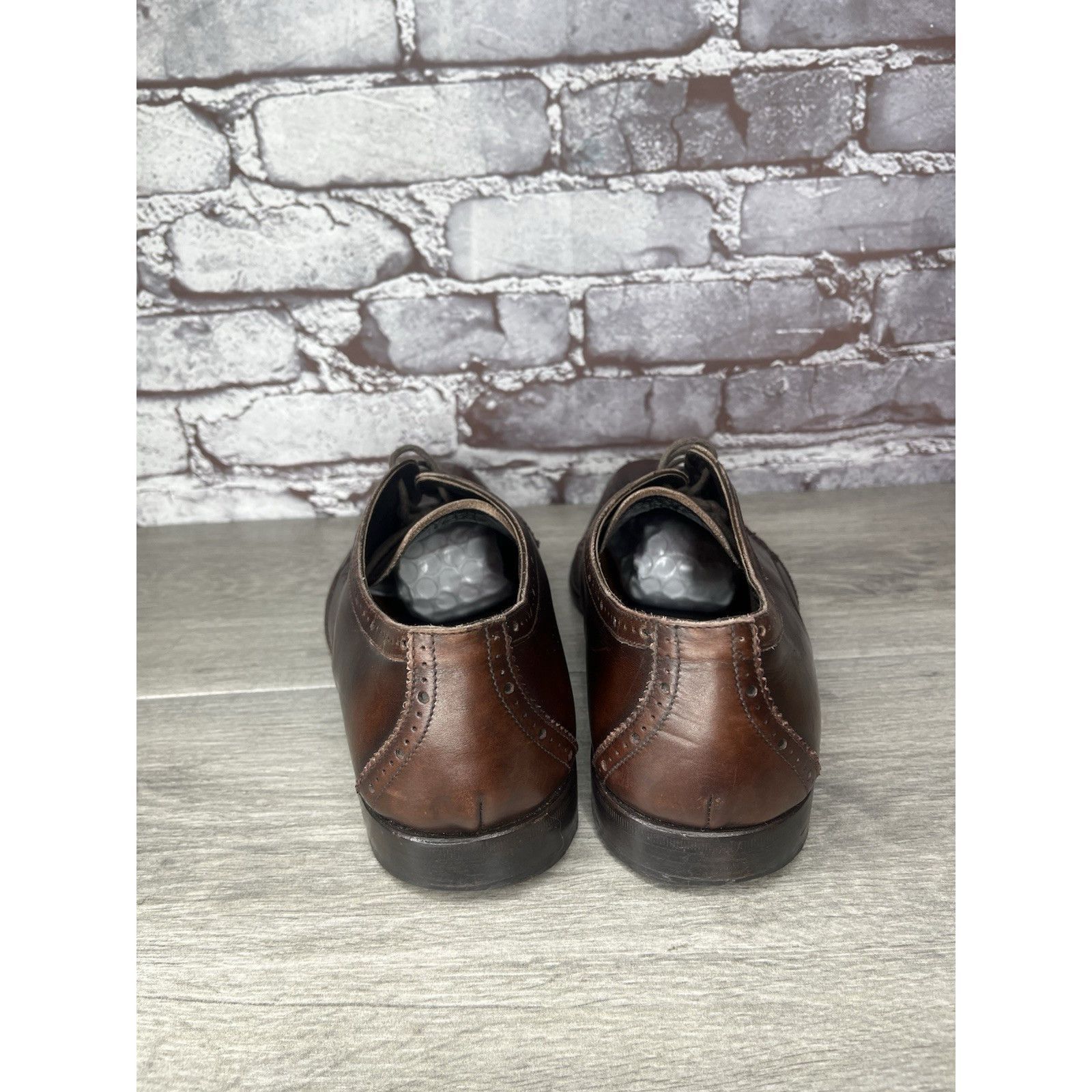 Dolce & Gabbana Dolce & Gabbana Brown Leather Oxfords Lace Up Wingtip Shoes Size US 7.5 / EU 40-41 - 5 Thumbnail