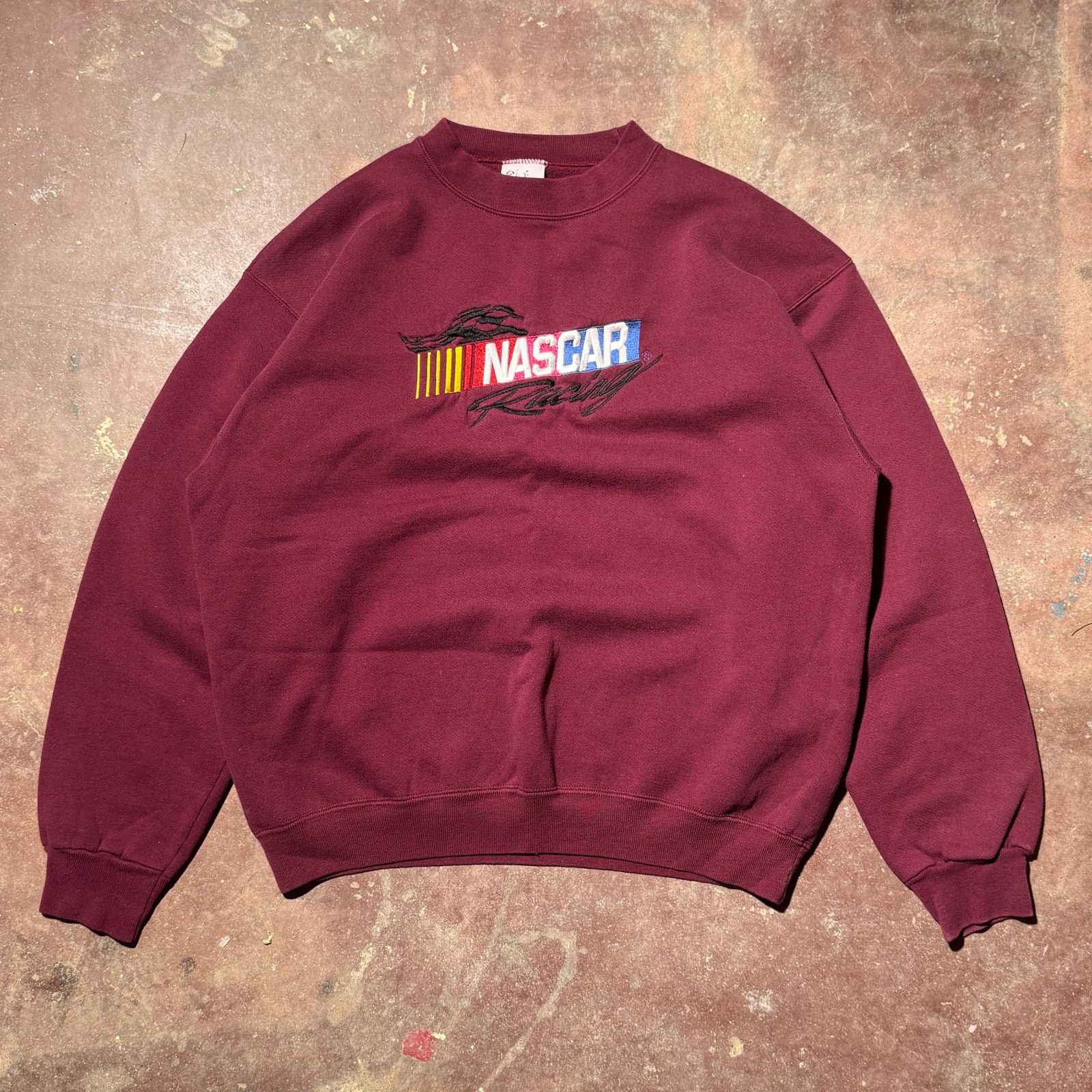 NASCAR 1990s Nascar Embroidered Crewneck Size US L / EU 52-54 / 3 - 1 Thumbnail