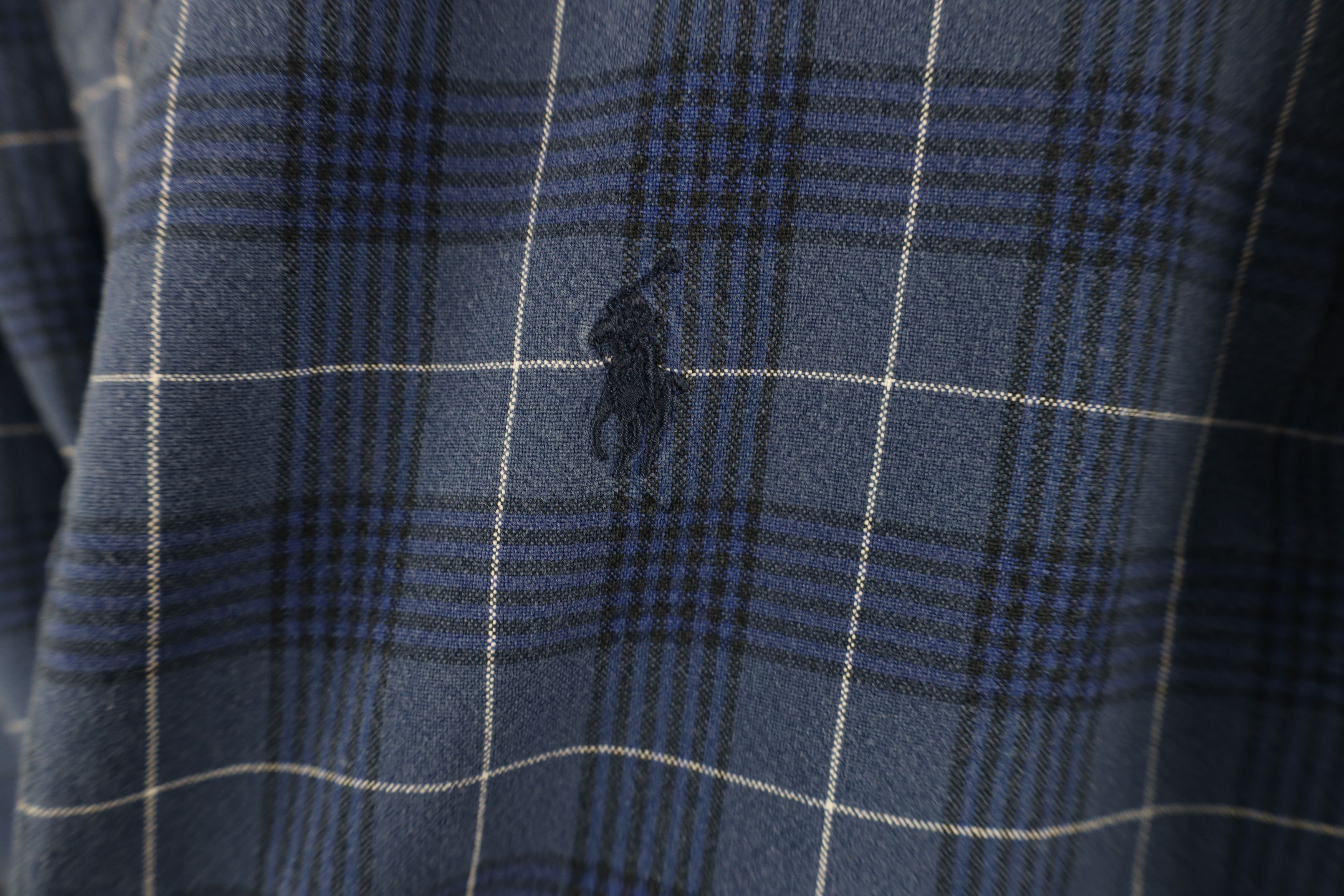 Ralph Lauren × Vintage Vintage 90s Ralph Lauren Heavyweight Collared Button Shirt Size US M / EU 48-50 / 2 - 7 Thumbnail