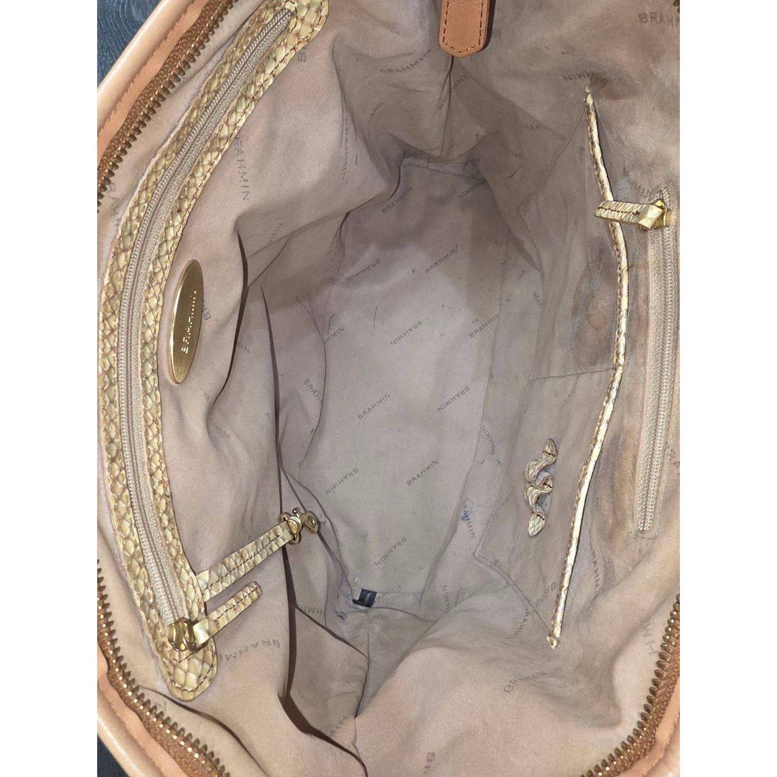 BRAHMIN Brahmin Shoulder bag Hartford Neutral Handbag Bag B000562 Size ONE SIZE - 11 Thumbnail