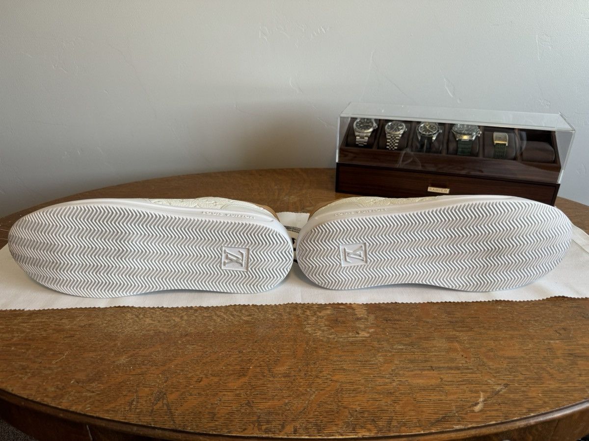 Louis Vuitton Louis Vuitton Luxembourg Monogram Sneakers | White | US 10 Size US 10 / EU 43 - 3 Thumbnail