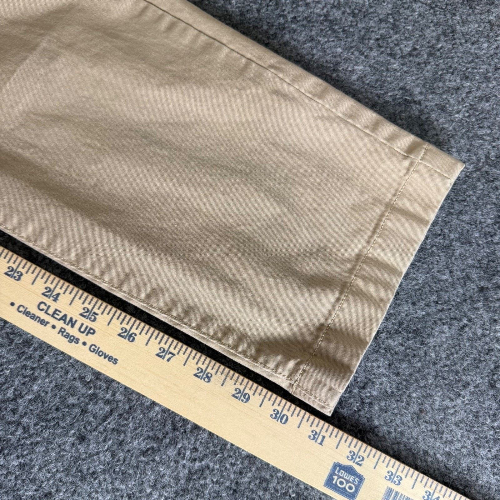 UNTUCKit UNTUCKit Chino Pant Mens 32x32 (33x31) Beige Straight Fit Size US 33 - 5 Thumbnail