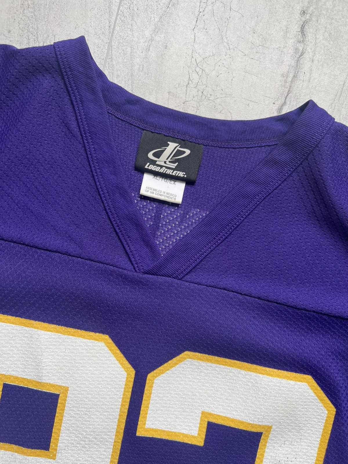 Nike Vintage 90’s Logo Athletic Minnesota Vikings Football Jersey Size US XL / EU 56 / 4 - 2 Thumbnail