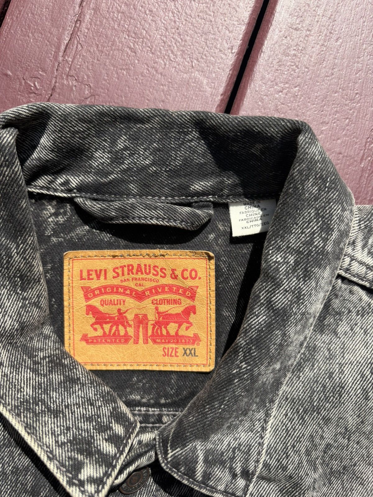 Zara Old School Levi’s Fall Jacket Denim 2xl Size XL / US 12-14 / IT 48-50 - 6 Thumbnail