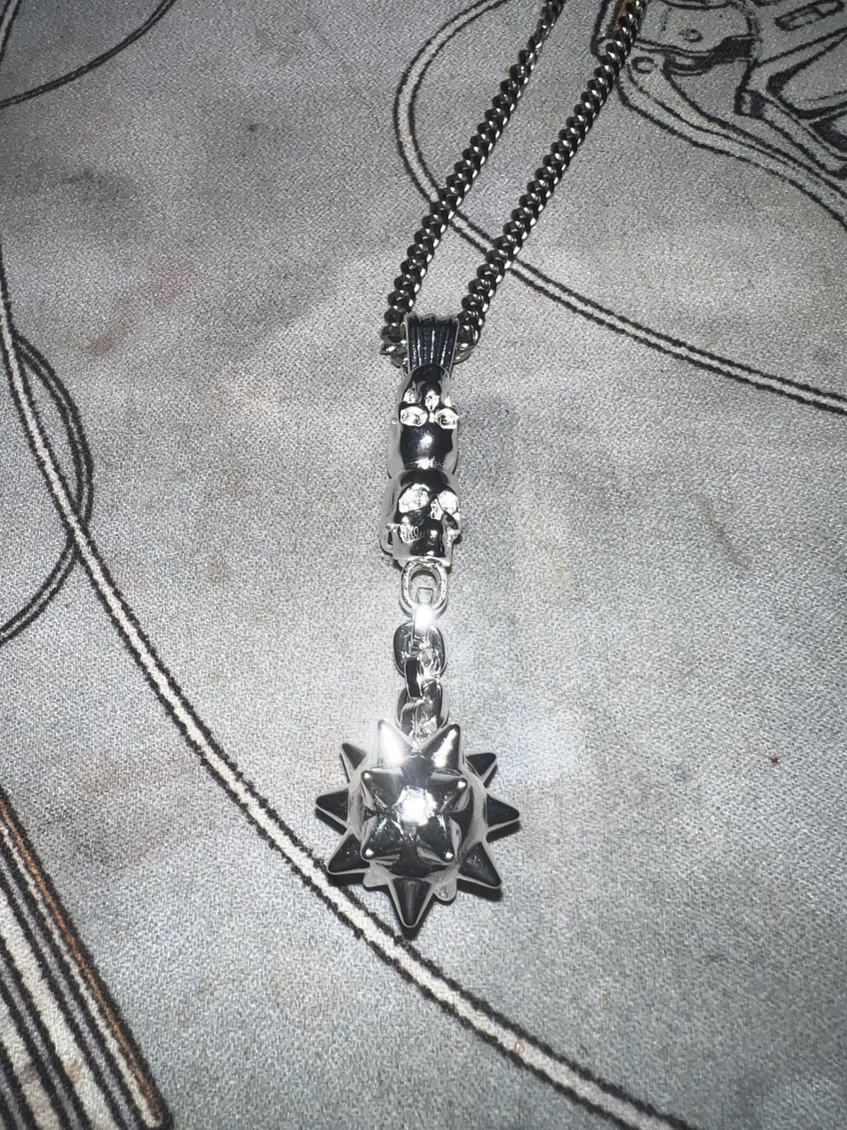 Other Large Satan’s Flail Hard Jewelry Pendant Size ONE SIZE - 1 Thumbnail