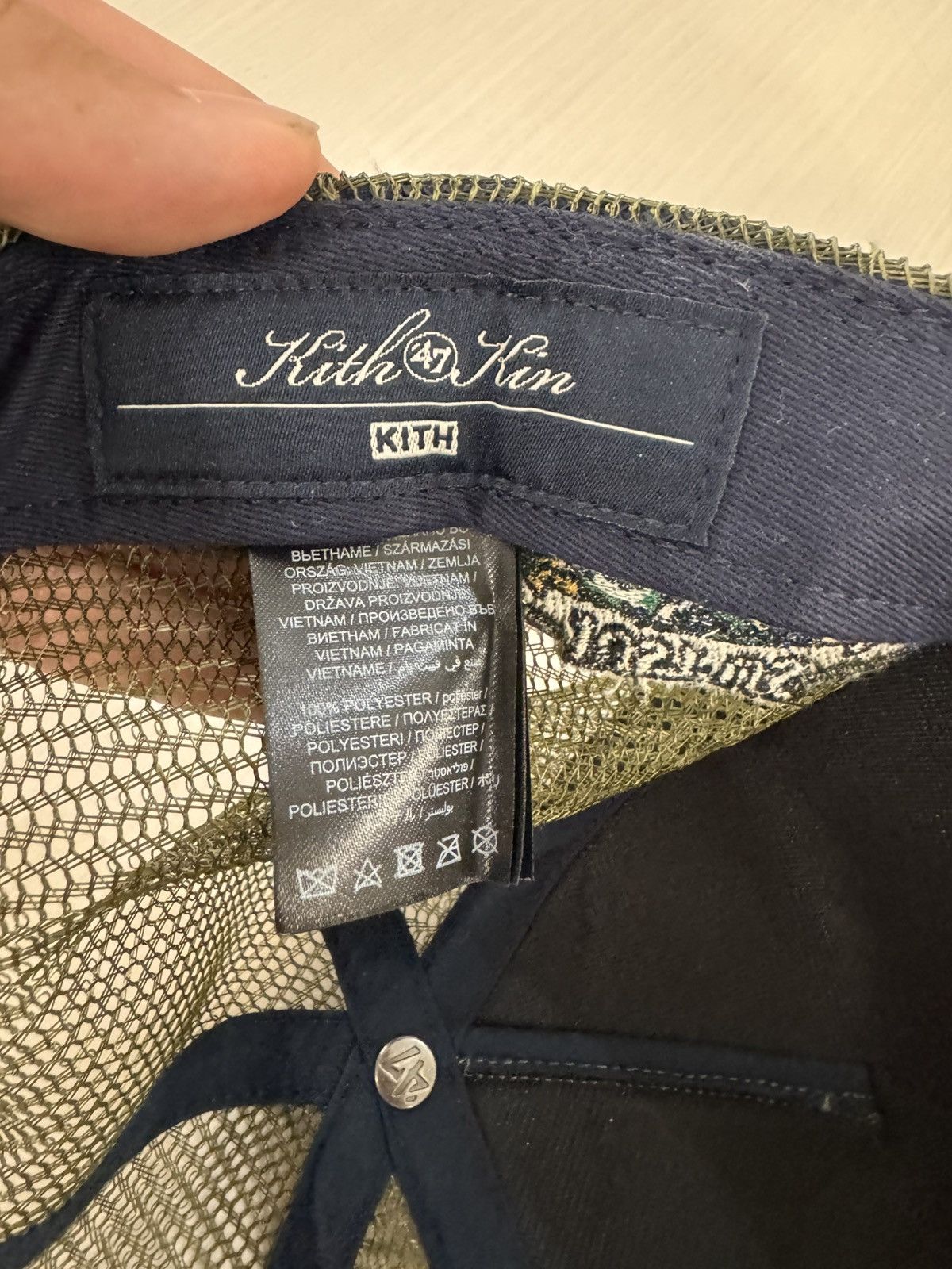 Kith KITH New York Yankees Meshback Trucker Hat Used Olive 2025 Size ONE SIZE - 7 Thumbnail