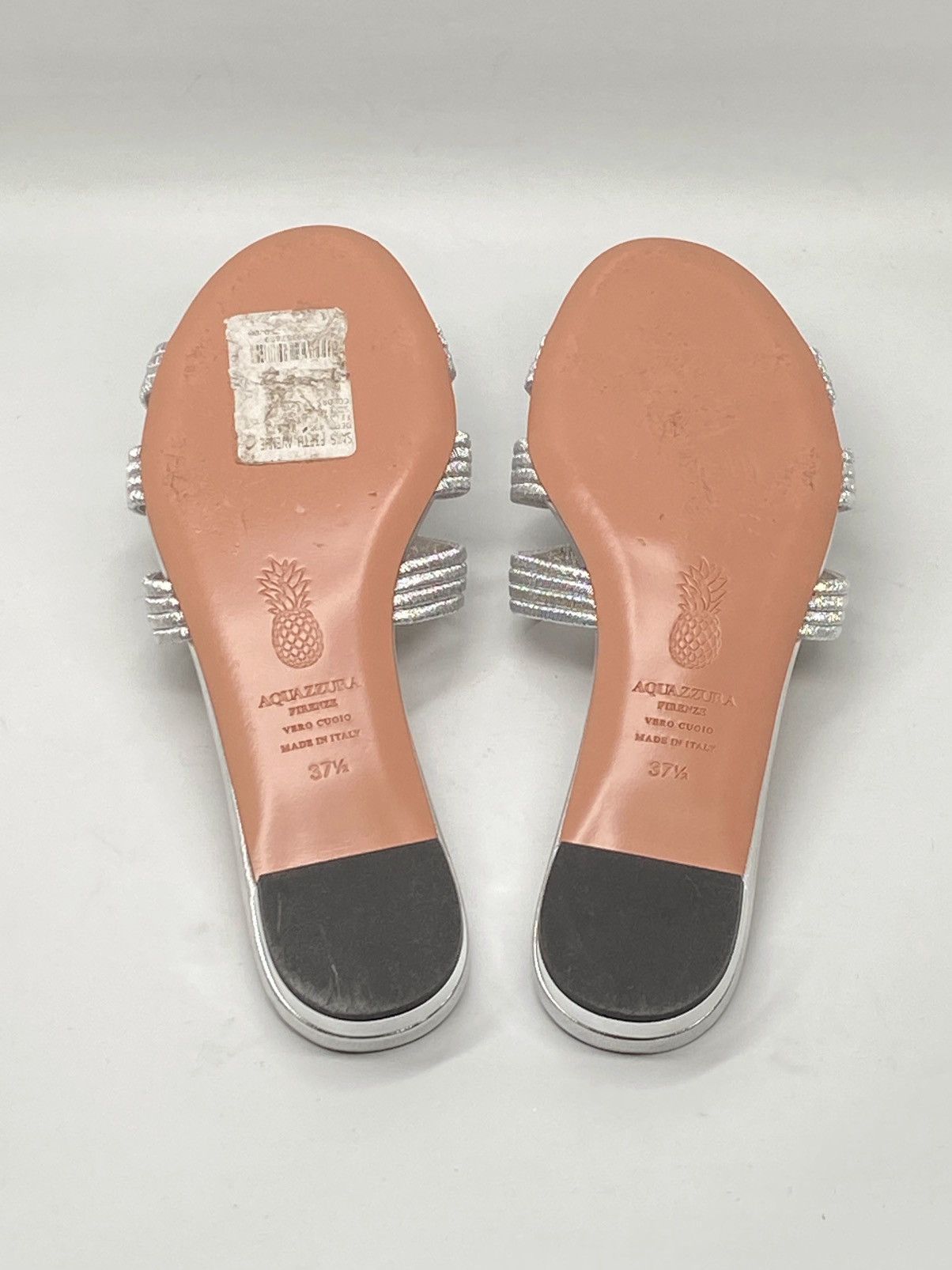 Aquazzura Aquazzura Felix Leather Sandals size 37.5 Size US 7.5 / IT 37.5 - 11 Thumbnail