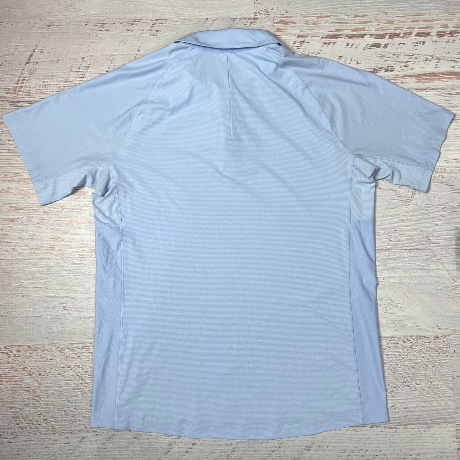 Lululemon Lululemon Performance Golf Polo Blue Slim Fit Size L Size US L / EU 52-54 / 3 - 2 Thumbnail