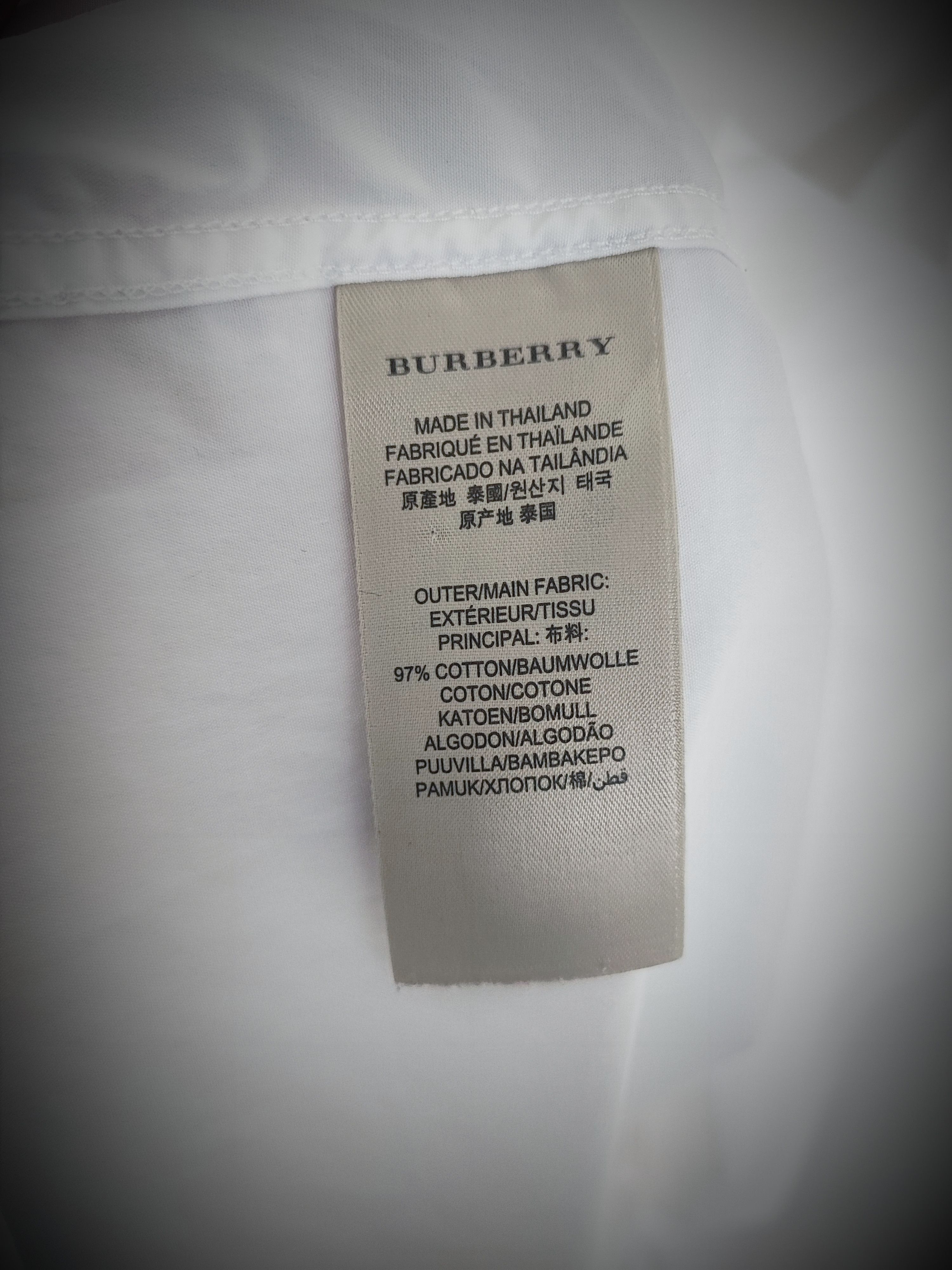 Burberry 🔥 Burberry Shirt Size XL White🔥 Size US XL / EU 56 / 4 - 7 Thumbnail