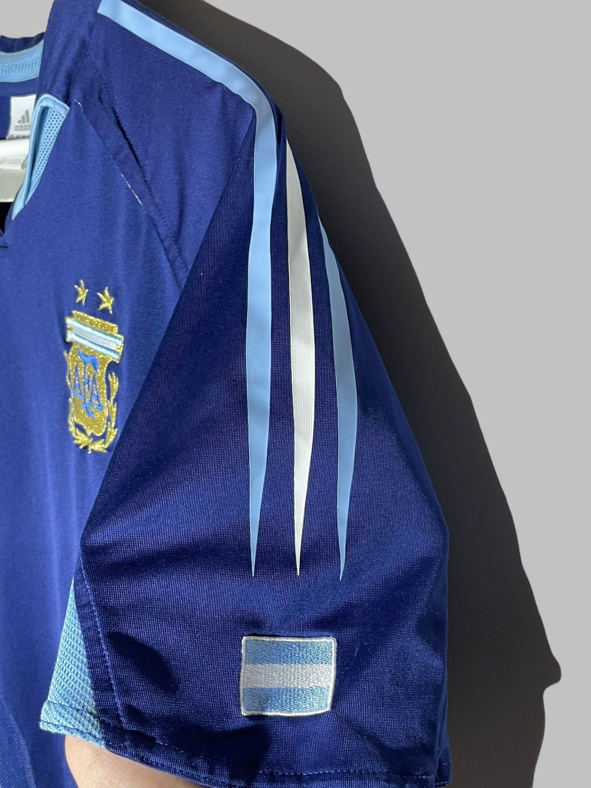 Adidas × Vintage National Team Argentina Adidas 2004 Away Vintage Jersey Size US M / EU 48-50 / 2 - 8 Thumbnail