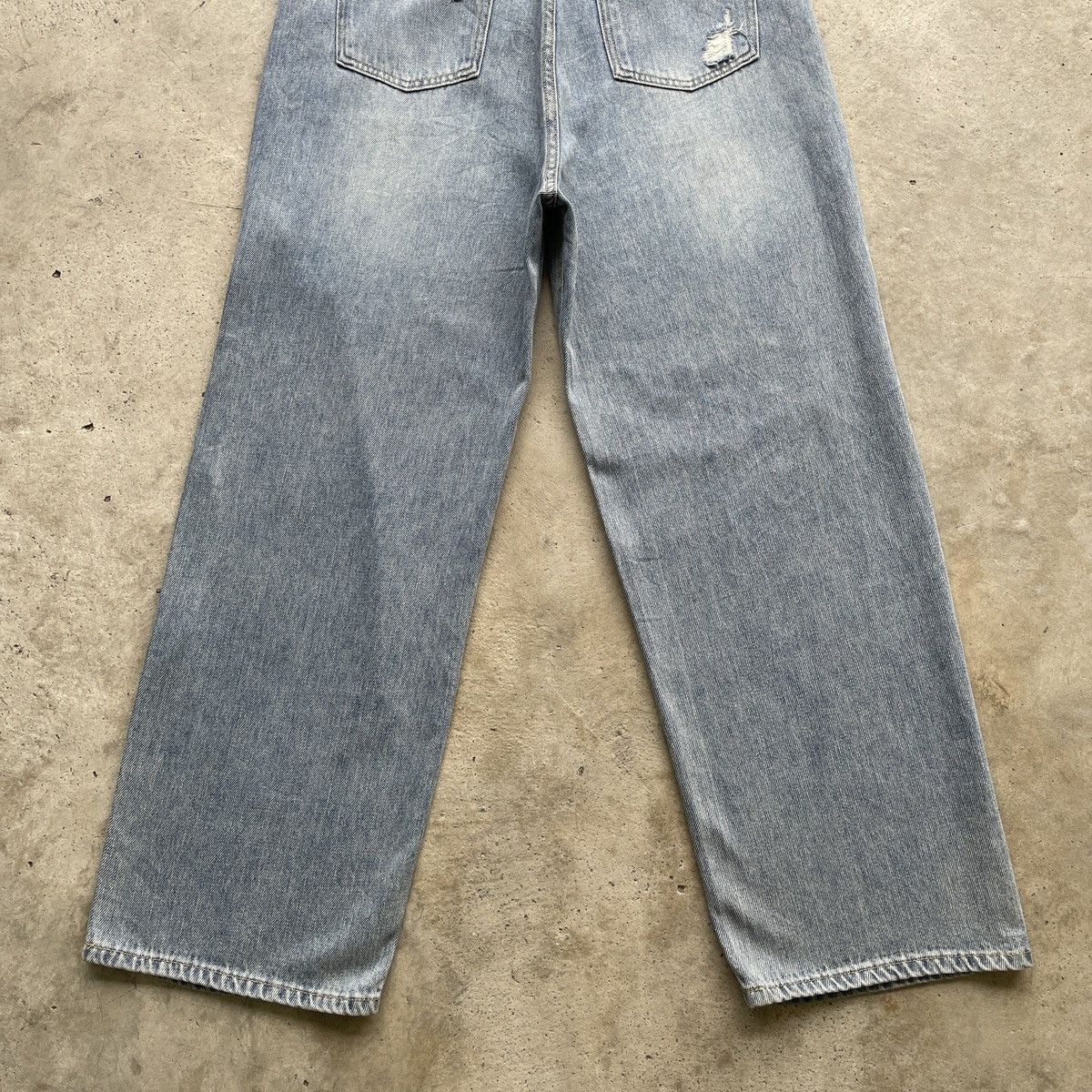 Japanese Brand W33💥 Vintage Japanese Baggy Jeans Ripped Faded Denim Pants Size US 33 - 11 Thumbnail