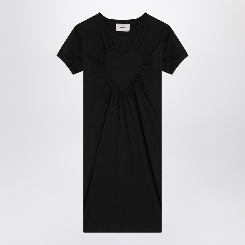 Coperni Coperni Black Mini Dress With Heart Size ONE SIZE - 1 Thumbnail