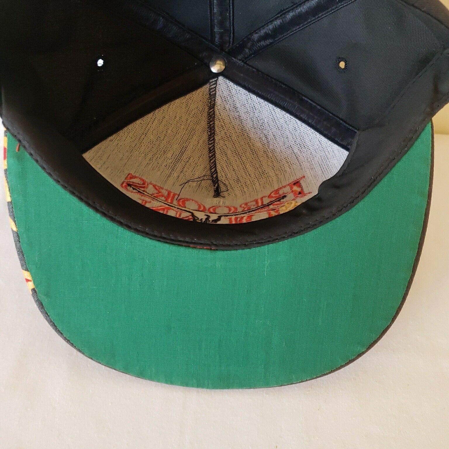 Vintage Brooks And Dunn Flaming 5 Panel Hat Getcha Some Vintage 90s Size ONE SIZE - 9 Thumbnail