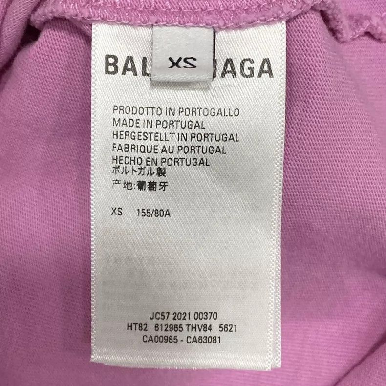 Balenciaga Balenciaga Pink Short Sleeve T-Shirt-2506 Size US XS / EU 42 / 0 - 4 Thumbnail