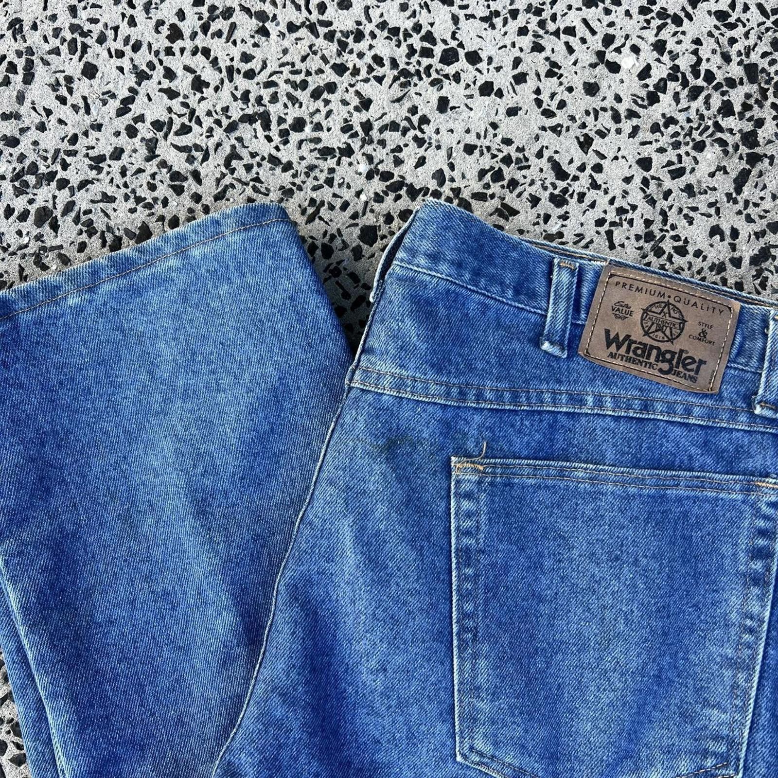 Wrangler Wrangler Men's Blue Jeans Size US 30 / EU 46 - 3 Thumbnail