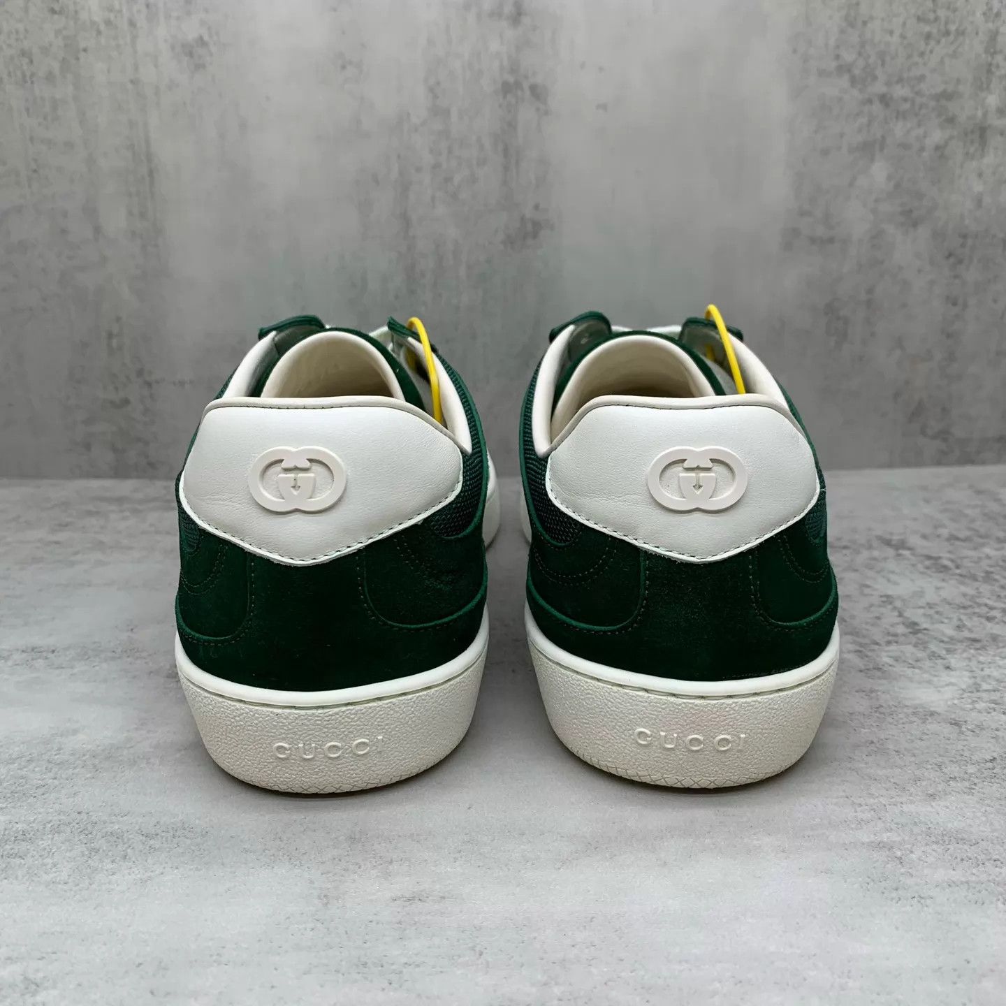 Gucci Gucci Green Flocked Decon Sneaker 42 99 New Size US 9 / EU 42 - 5 Thumbnail