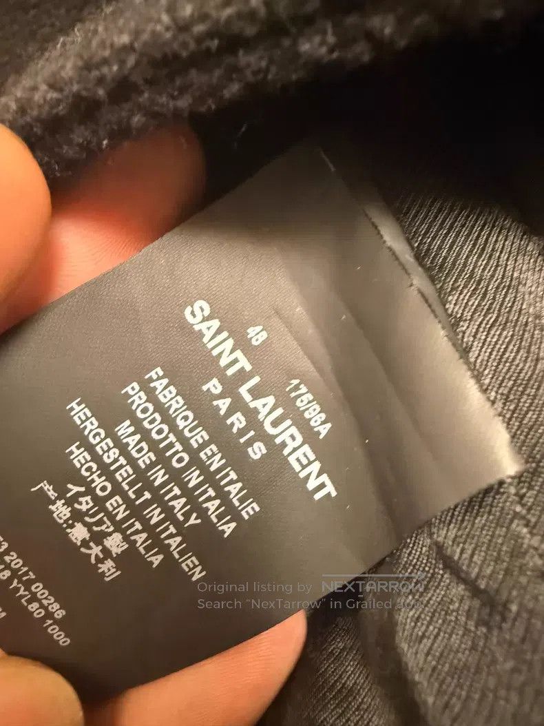 Saint Laurent Paris Saint Laurent Paris Black Baseball Jacket i Size US M / EU 48-50 / 2 - 3 Thumbnail