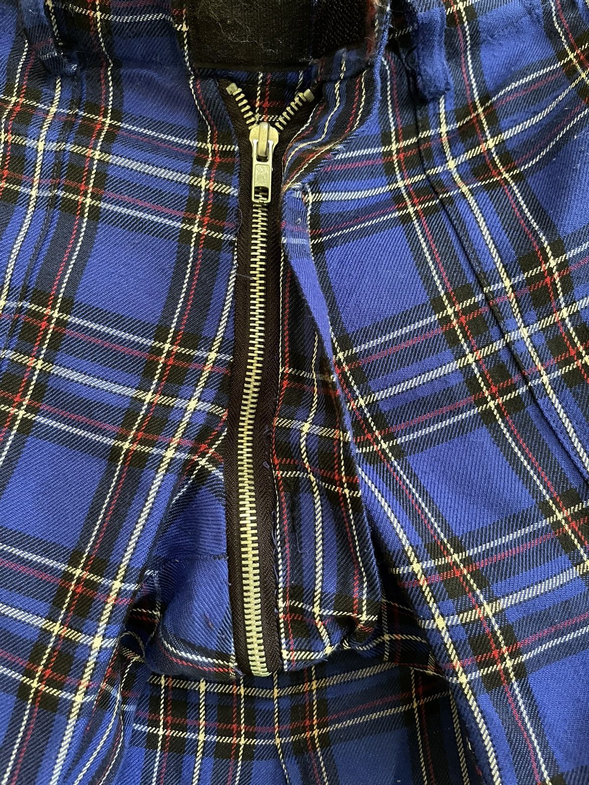 If Six Was Nine × Le Grande Bleu (L.G.B.) × Seditionaries Sexy Dynamite London Original Tartan Bondage Pant With Skirt Size US 33 - 7 Thumbnail