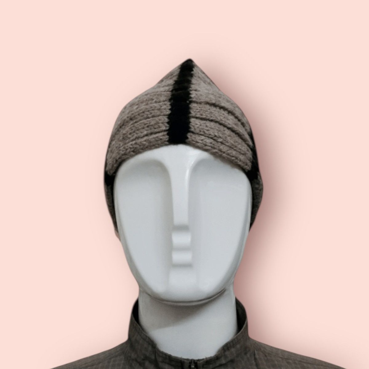Japanese Brand VERSATILE ROLLED KNITTED WOOL BEANIE HAT Size ONE SIZE - 22 Thumbnail
