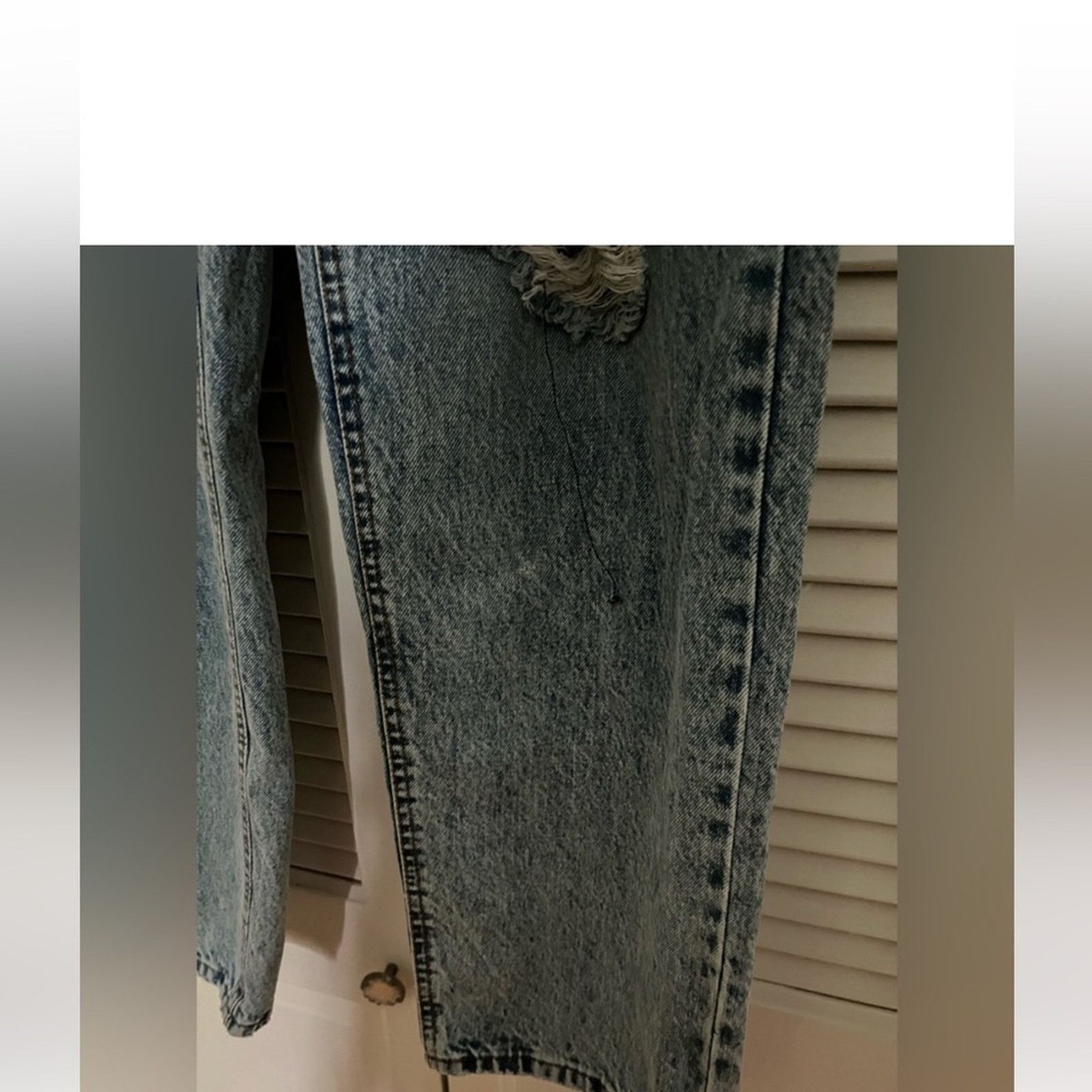 Other × Vintage NWT REVICE Denim Super 80s Jeans Jagger Wash Distressed Mom Size 26" / US 2 / IT 38 - 5 Thumbnail