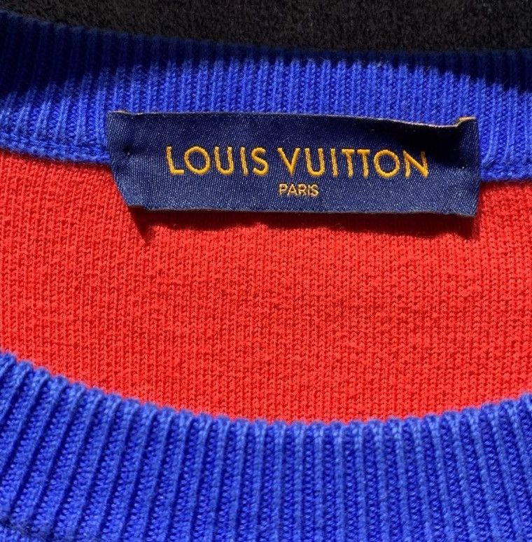 Louis Vuitton Louis Vuitton Red blue gradient knitted sweat 2412-Nextarrow Size US L / EU 52-54 / 3 - 3 Thumbnail