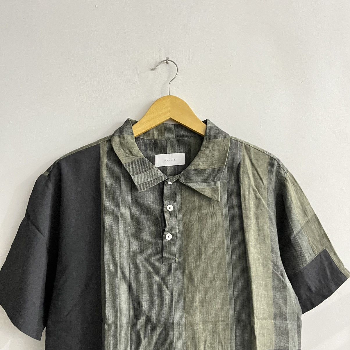 Issey Miyake uk iin - halfbutton shirt Size US M / EU 48-50 / 2 - 2 Thumbnail
