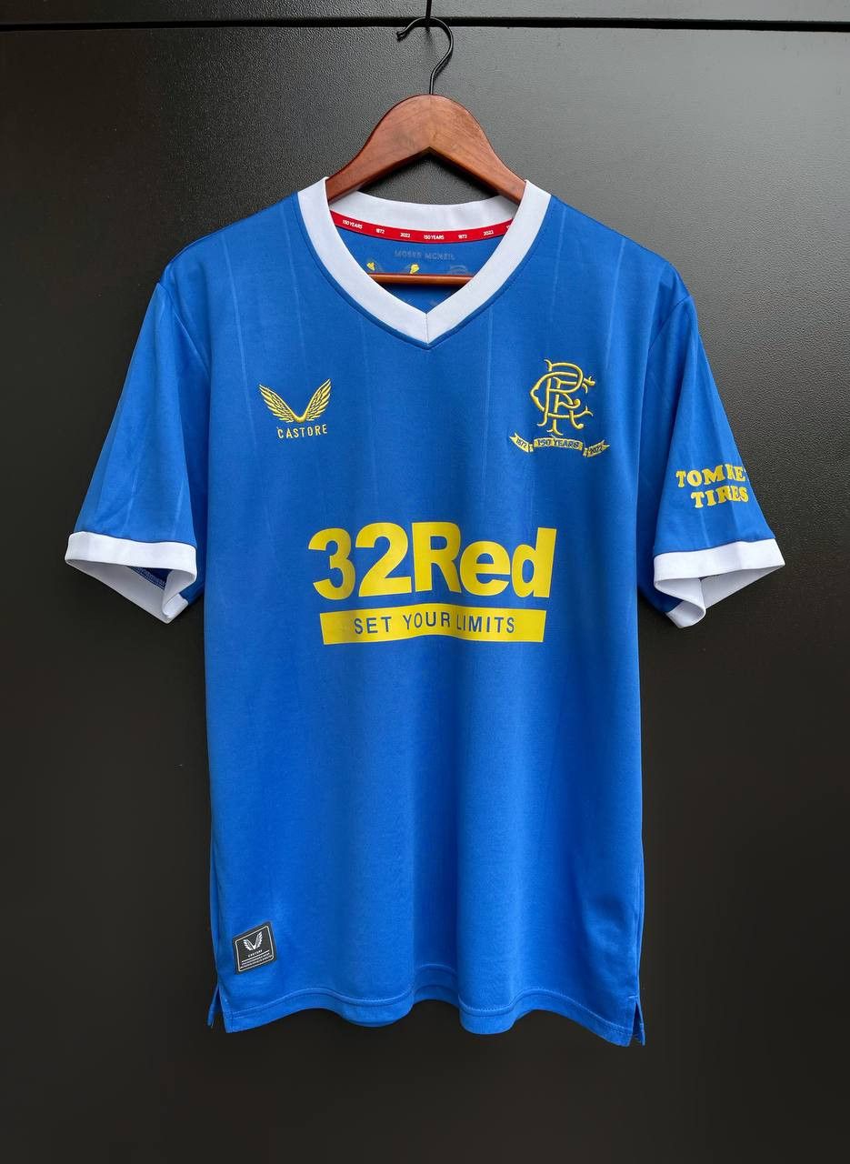 Vintage Glasgow Rangers 2021 2022 home soccer shirt jersey kit tee Size US L / EU 52-54 / 3 - 1 Thumbnail