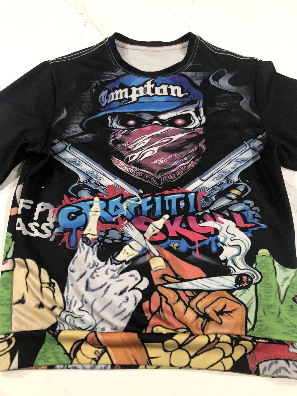Japanese Brand × Other Compton Graffiti Longsleeve shirt Size US M / EU 48-50 / 2 - 1 Thumbnail