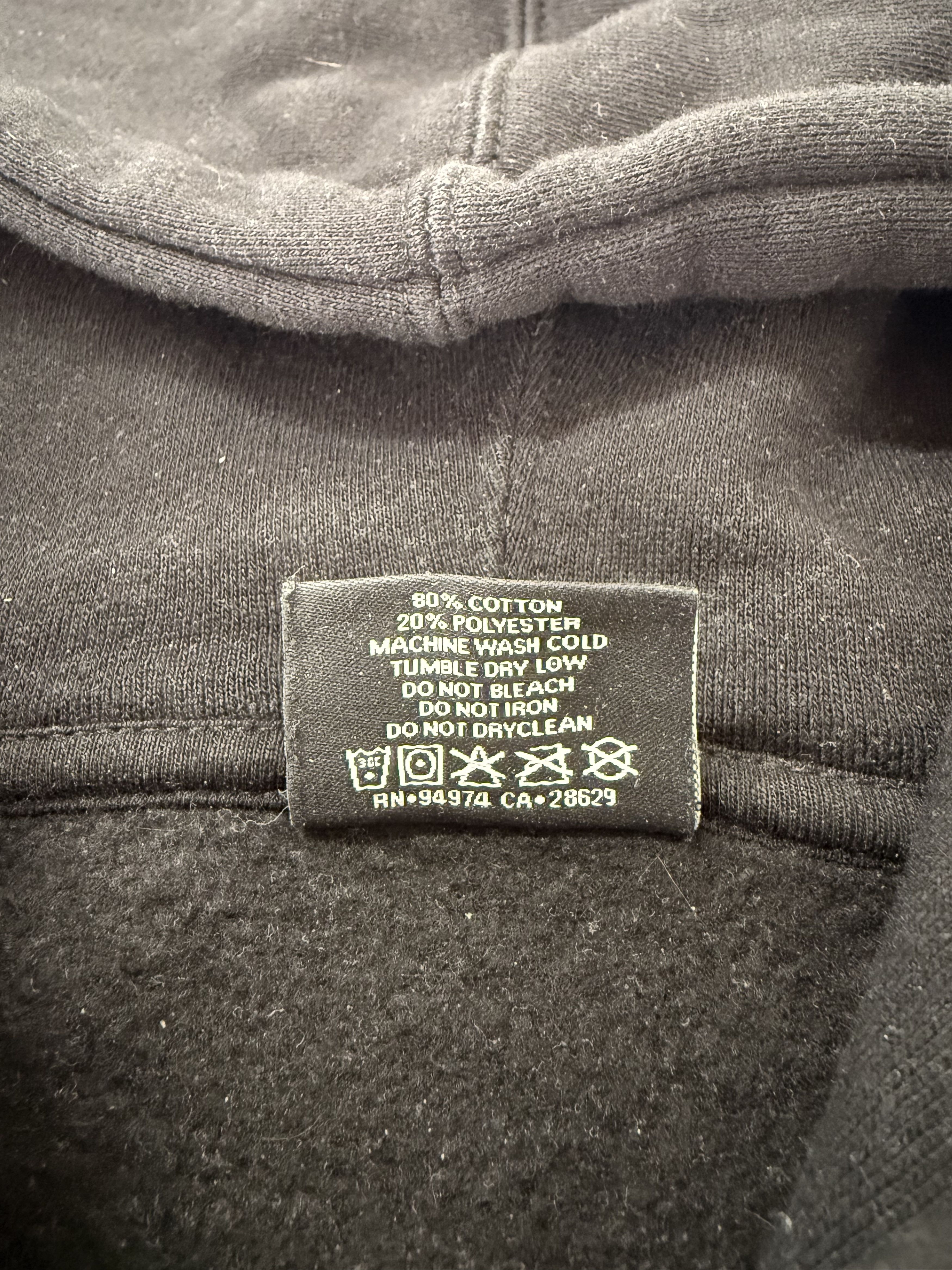 Stussy *USED* Stussy Design App. Hoodie - Black XL Size US XL / EU 56 / 4 - 5 Thumbnail