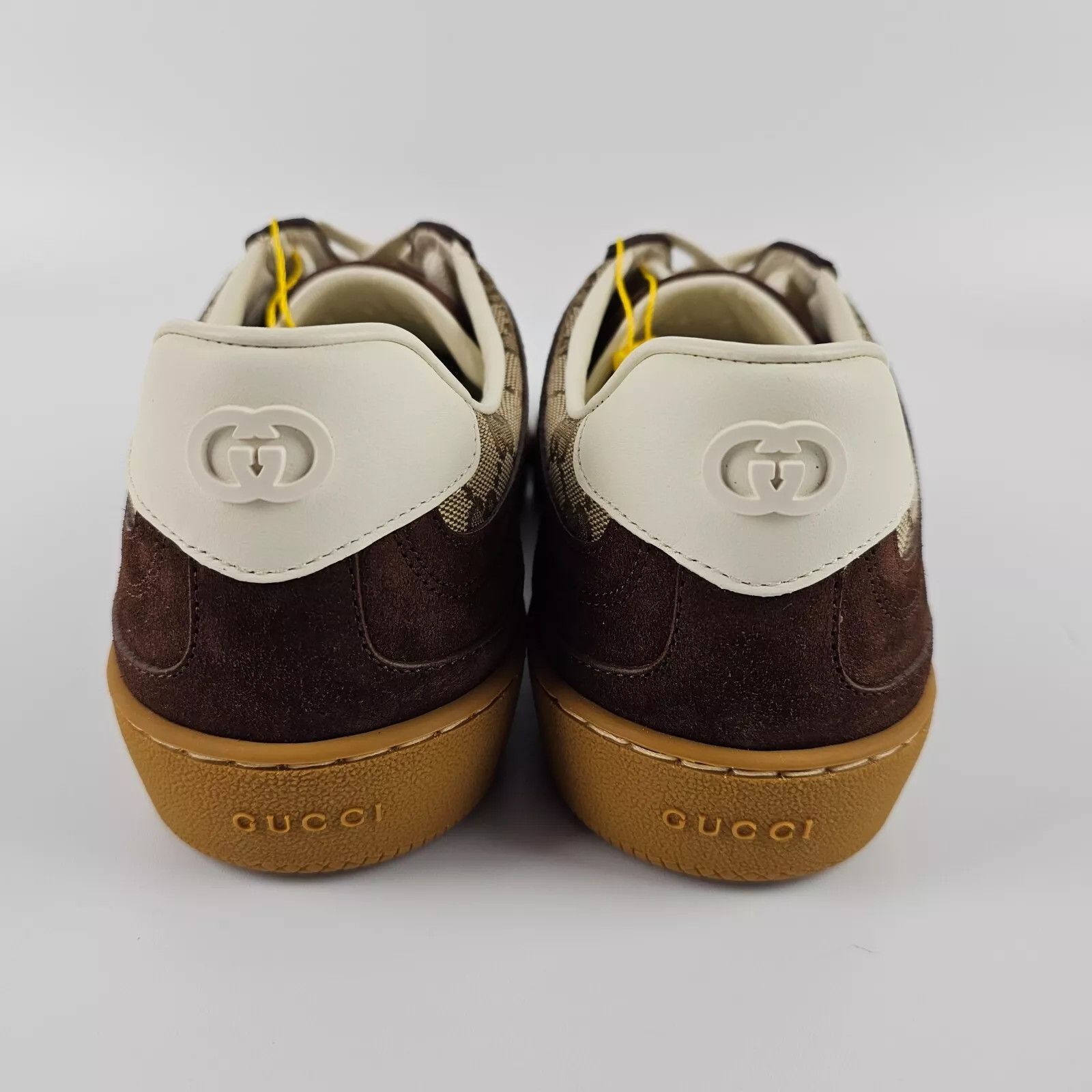 Gucci GUCCI Men's Interlocking G75 Dark Brown Suede Sneakers Size US 12.5 / EU 45-46 - 6 Thumbnail