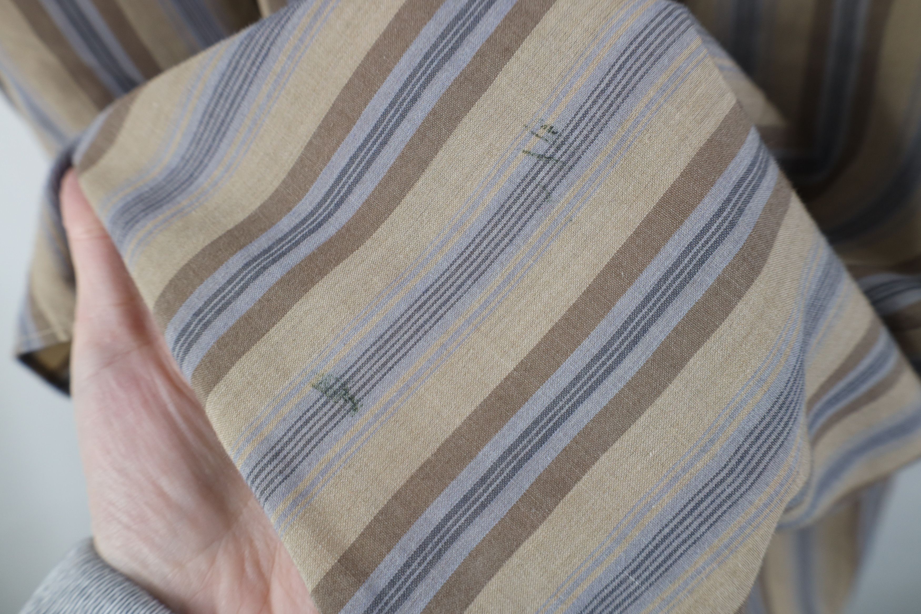 Vintage Vintage 90s Earth Tone Striped Short Sleeve Button Shirt Size US XXL / EU 58 / 5 - 11 Thumbnail