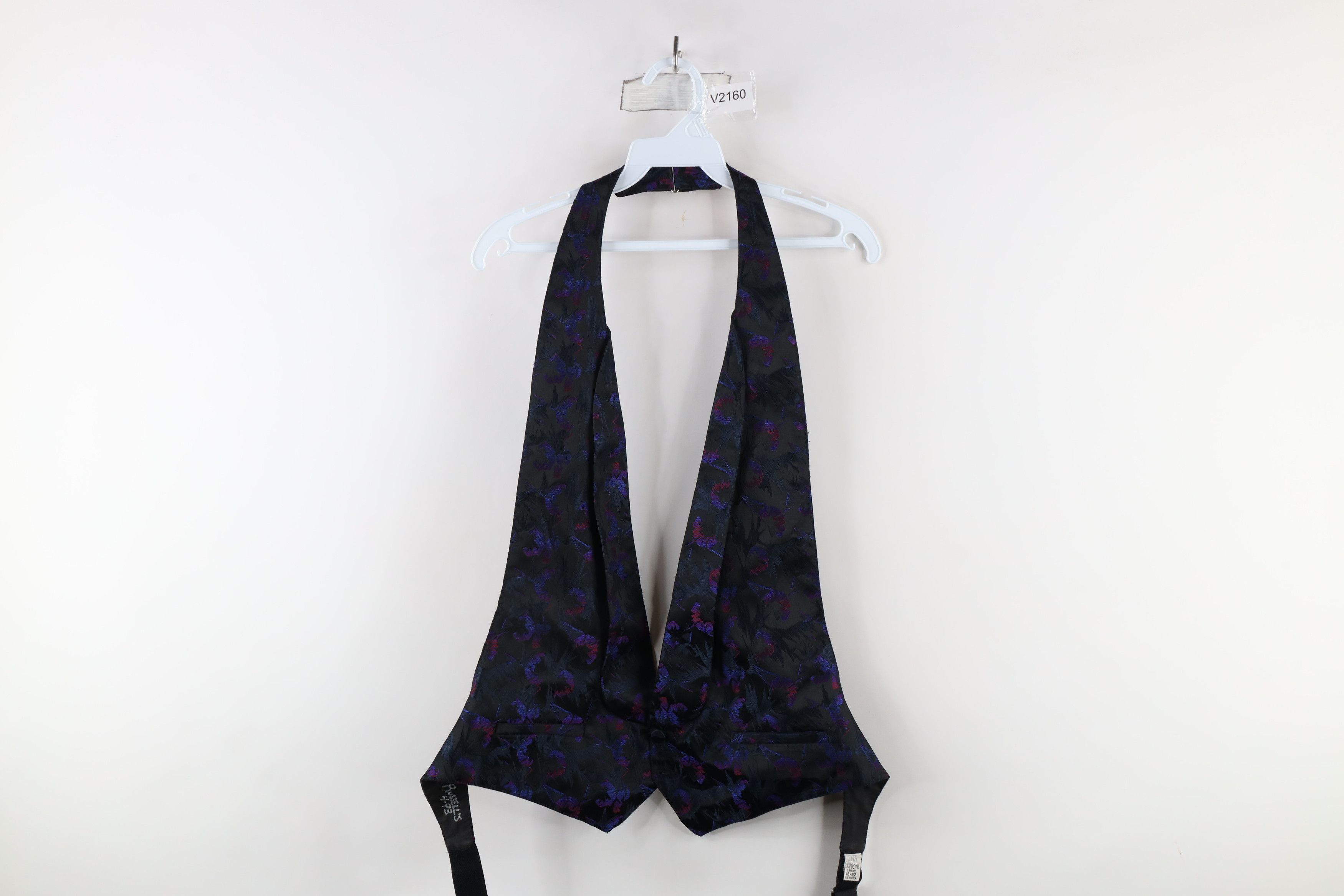 Vintage Vintage 90s Streetwear Floral Formal Tuxedo Suit Vest USA Size US L / EU 52-54 / 3 - 1 Thumbnail