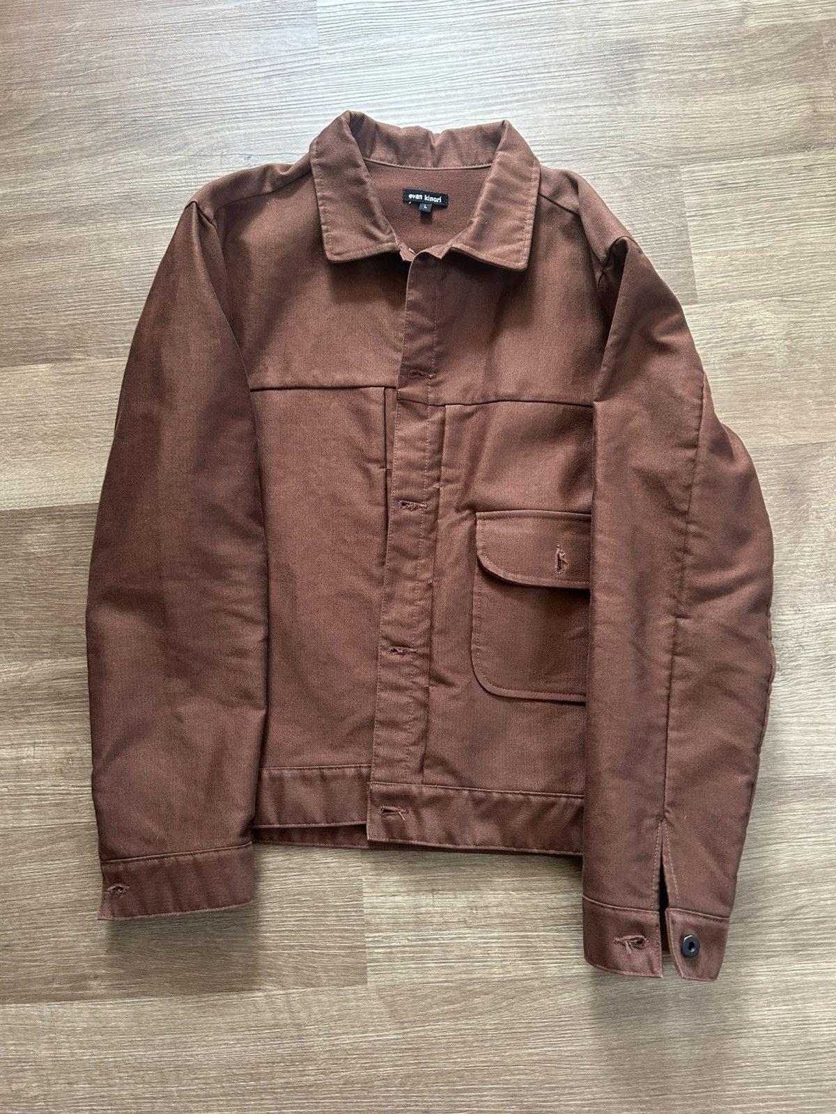 Evan Kinori Pleated Jacket Size L