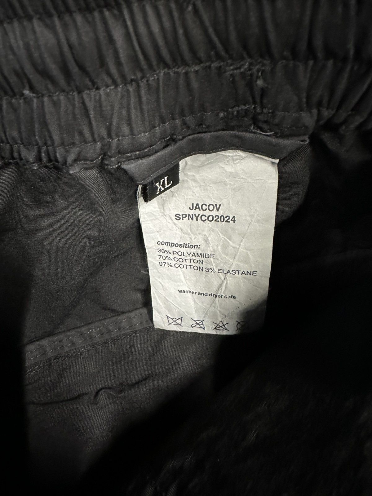 jacov Jacov Nylon Pants Black Size US 36 / EU 52 - 3 Thumbnail