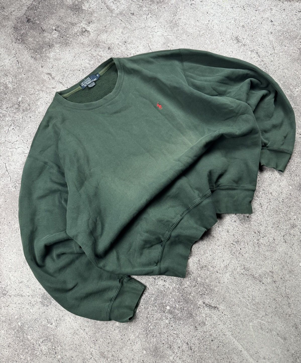 Polo Ralph Lauren VINTAGE POLO RALPH LAUREN FADED BOXY HOODIE 90’S STREETWEAR Size US M / EU 48-50 / 2 - 1 Thumbnail