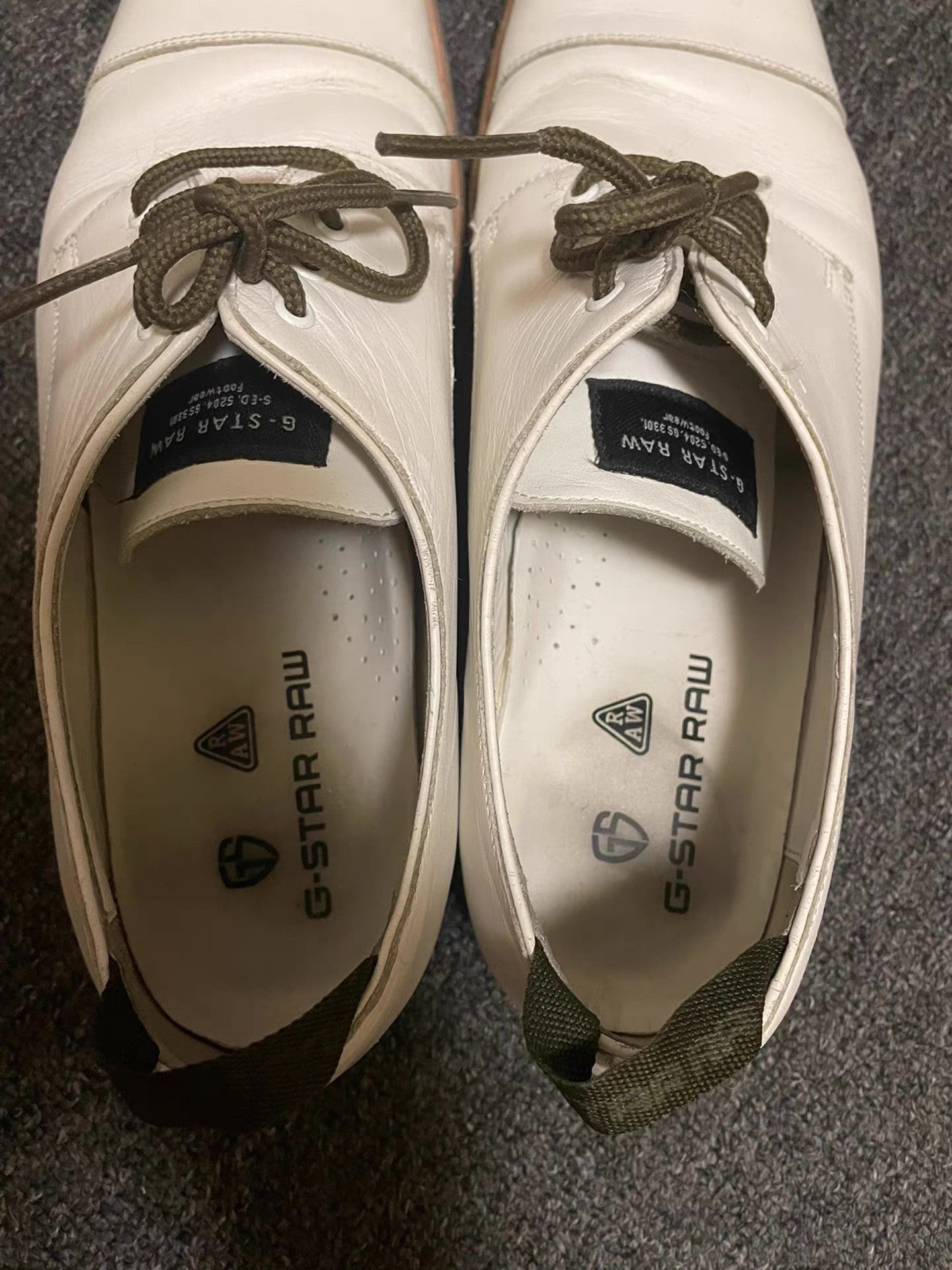 G-Star G-Star Raw white derby leather shoes Q4 Size US 10 / EU 43 - 6 Thumbnail