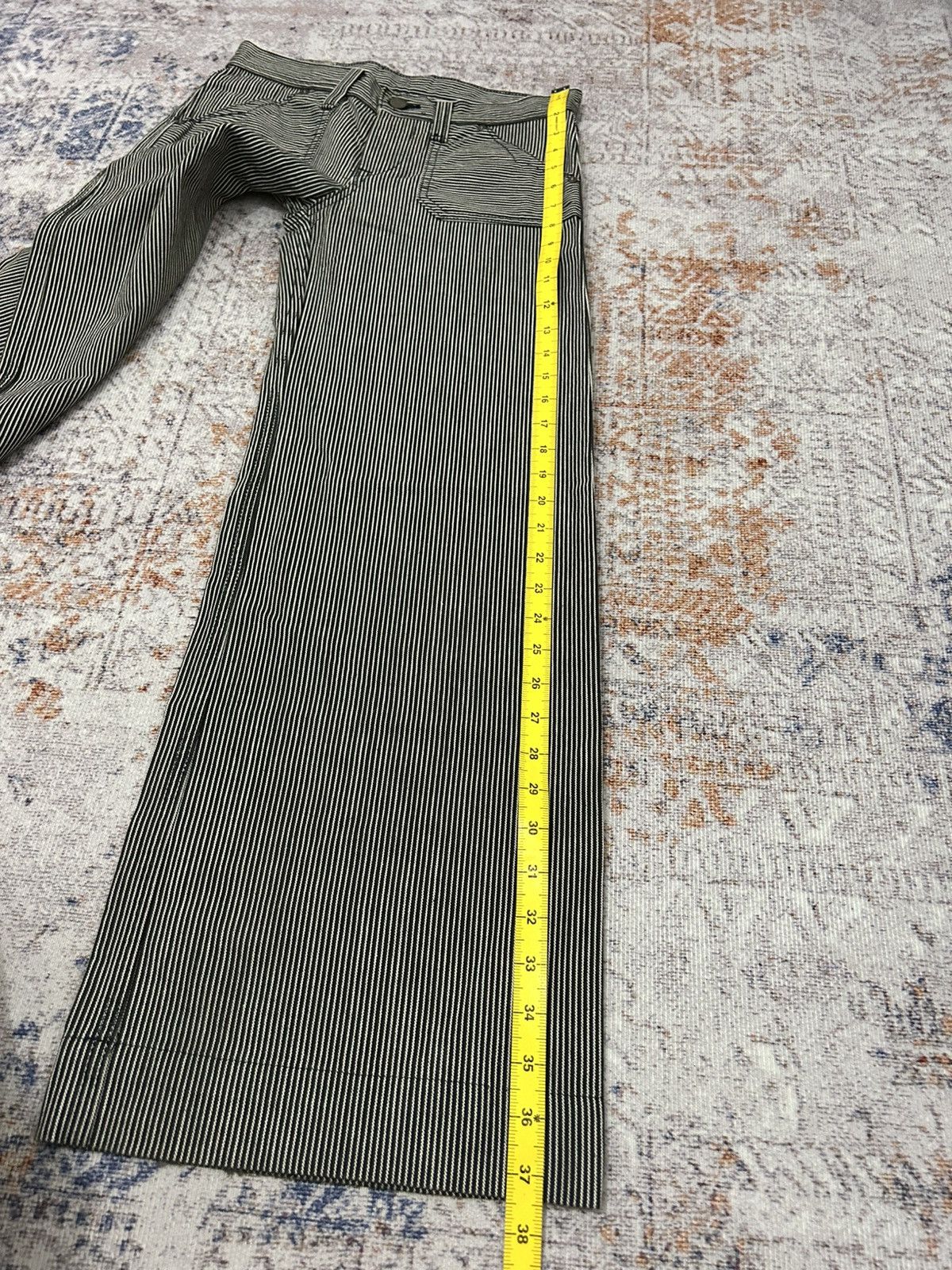 Lee Lee Union Made Japan Stripe Wide Leg Pants Size US 29 - 22 Thumbnail
