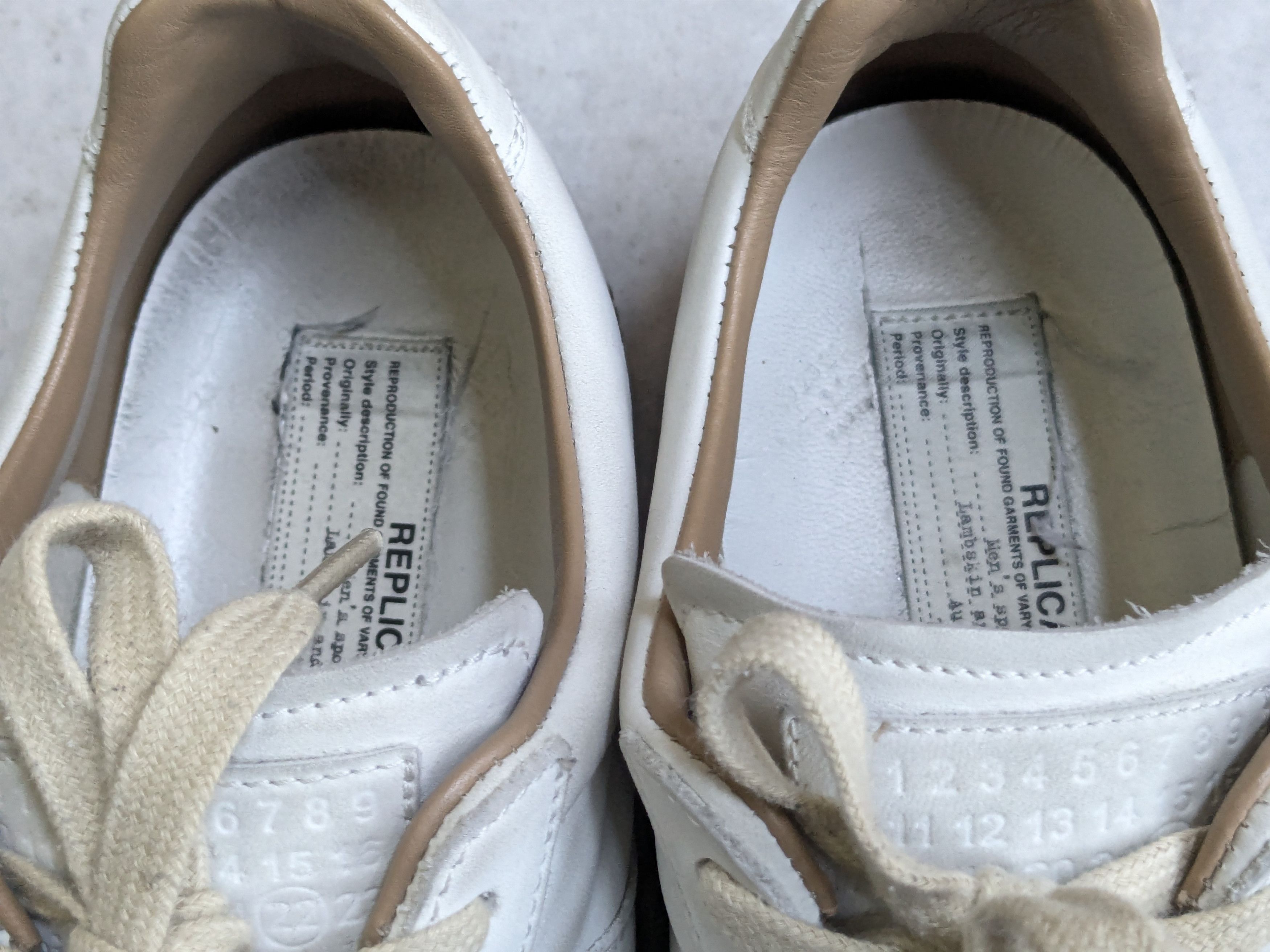 Maison Margiela Mason Margiela GAT Replica 8.5 41.5 Paint Splatter Low Size US 8.5 / EU 41-42 - 8 Thumbnail