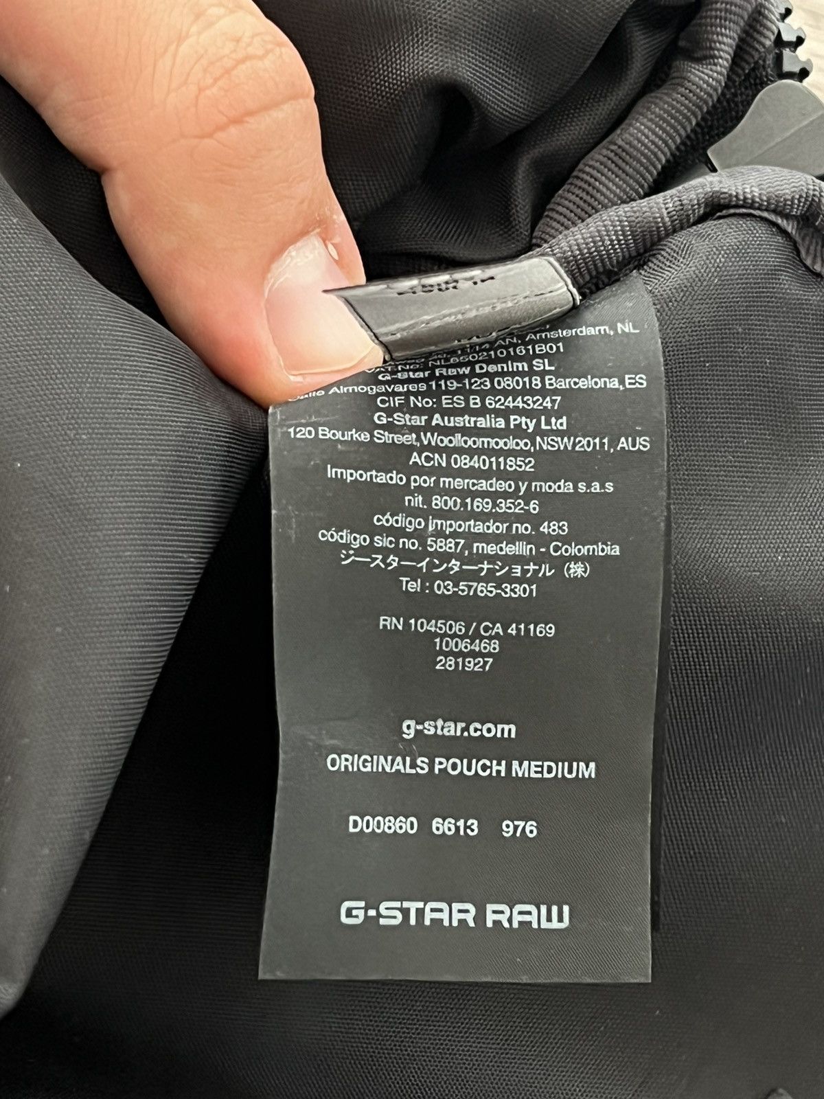 G-Star G-Star Raw x Cordura Original Pouch Medium Cross bag Size ONE SIZE - 13 Thumbnail