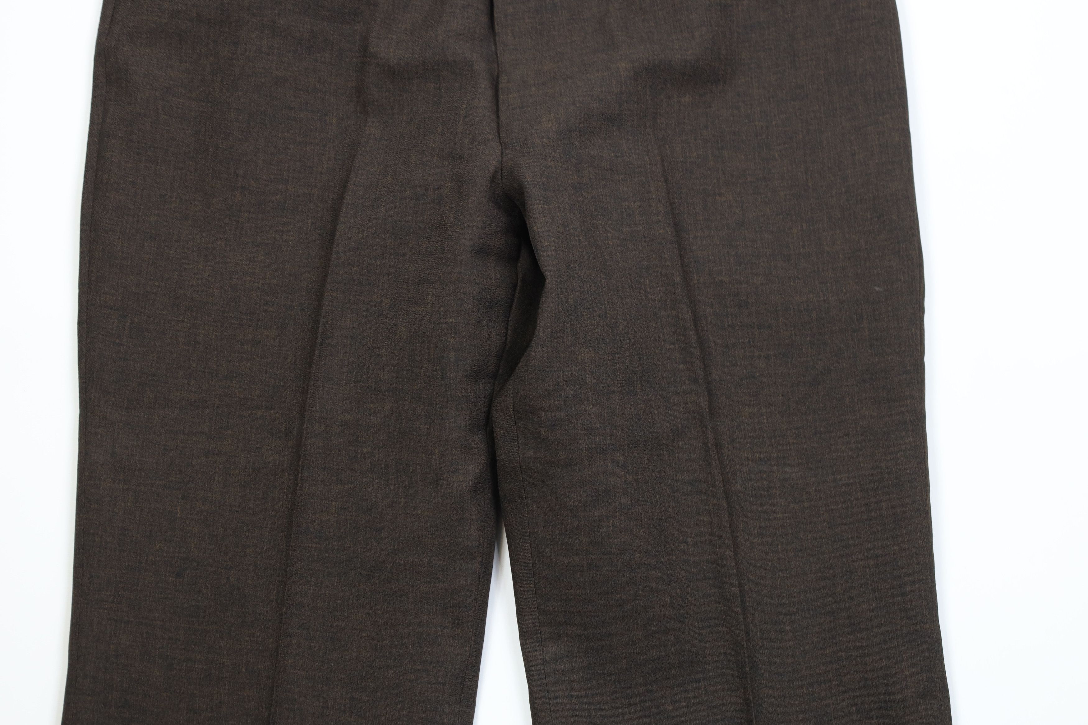 Vintage Vintage 70s Streetwear Flared Wide Leg Chino Pants Brown USA Size US 36 / EU 52 - 3 Thumbnail