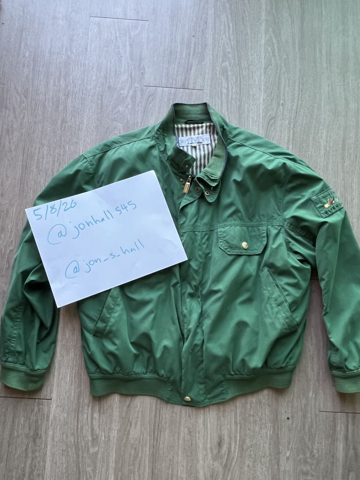 Givenchy 80s Givenchy Gentlemen golf jacket Size US L / EU 52-54 / 3 - 1 Thumbnail