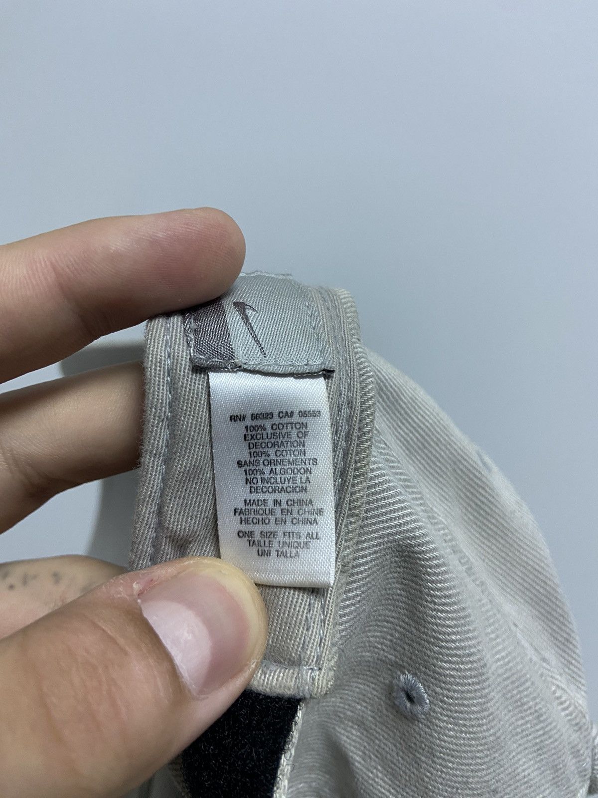 Nike × Vintage Nike Cap Vintage Small Logo Skate Y2K Style Drill Size ONE SIZE - 7 Thumbnail