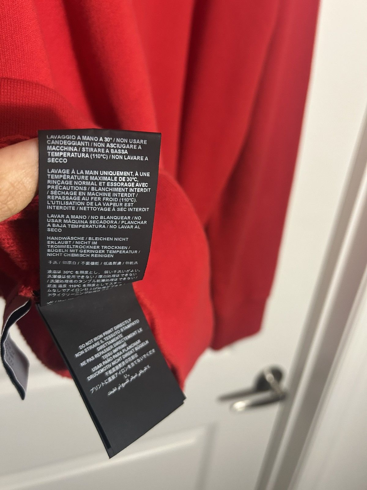 Palm Angels Palm angels red spray logo hoodie Size US XL / EU 56 / 4 - 7 Thumbnail