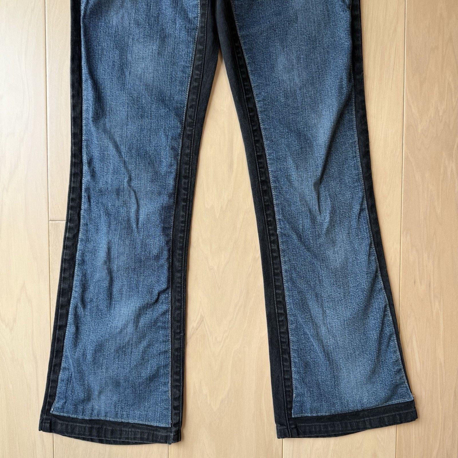Karl Kani Vintage Karl Kani Jeans Women's 27 Blue Black Double Knee Size 27" / US 4 / IT 40 - 4 Thumbnail
