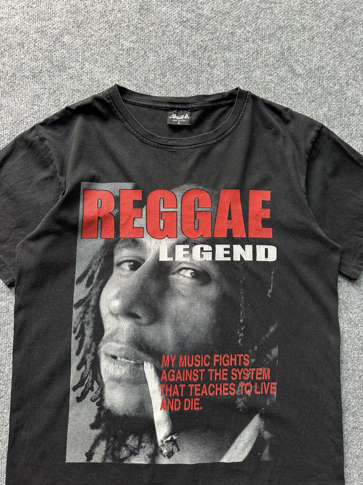 Band Tees × Bob Marley × Vintage Vintage oversize very rare T-shirt Bob Marley reggae legend Size US M / EU 48-50 / 2 - 5 Thumbnail