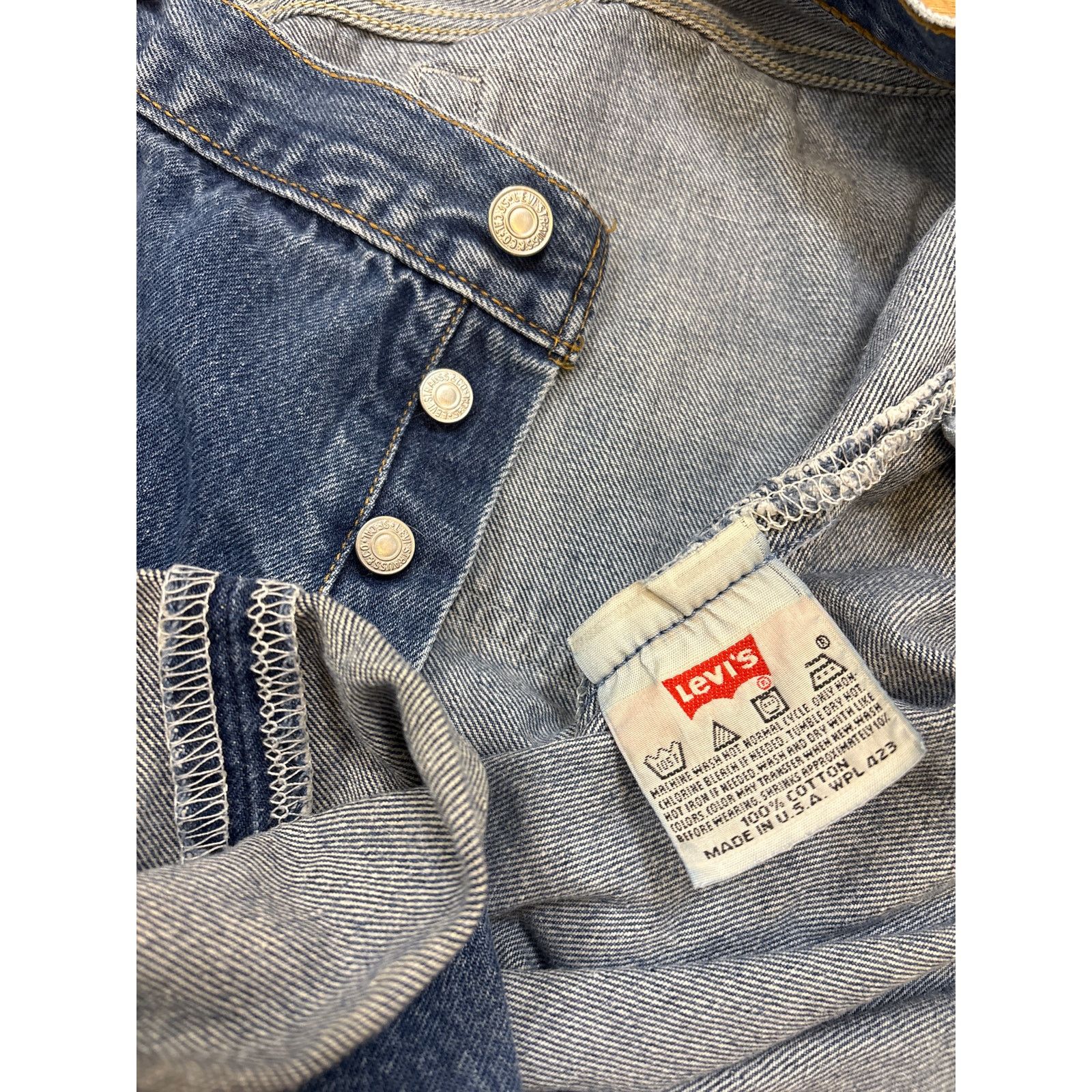 Levi's Vintage 1998 Levi’s 501 button fly USA selvedge jean 41x30 Size US 40 / EU 56 - 1 Thumbnail