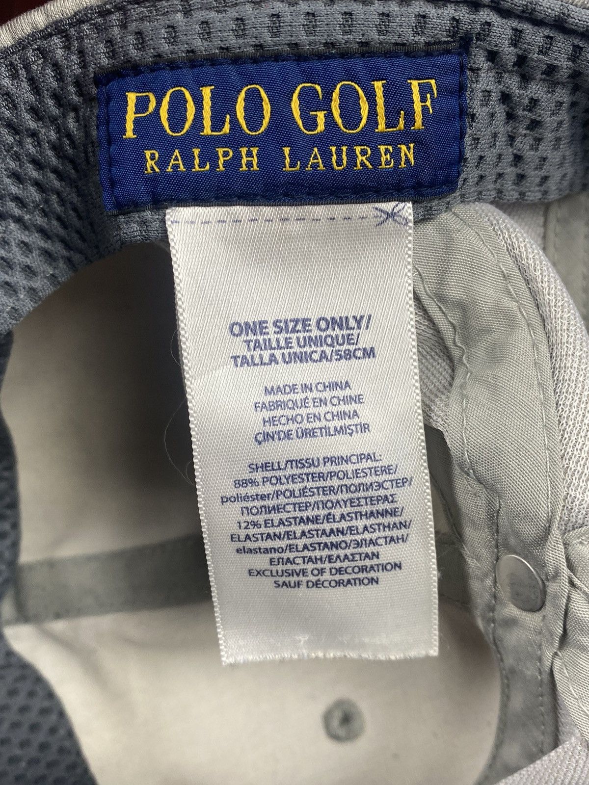 Polo Ralph Lauren × Ralph Lauren × Vintage Vintage Polo Ralph Lauren Golf Cap Size ONE SIZE - 11 Thumbnail