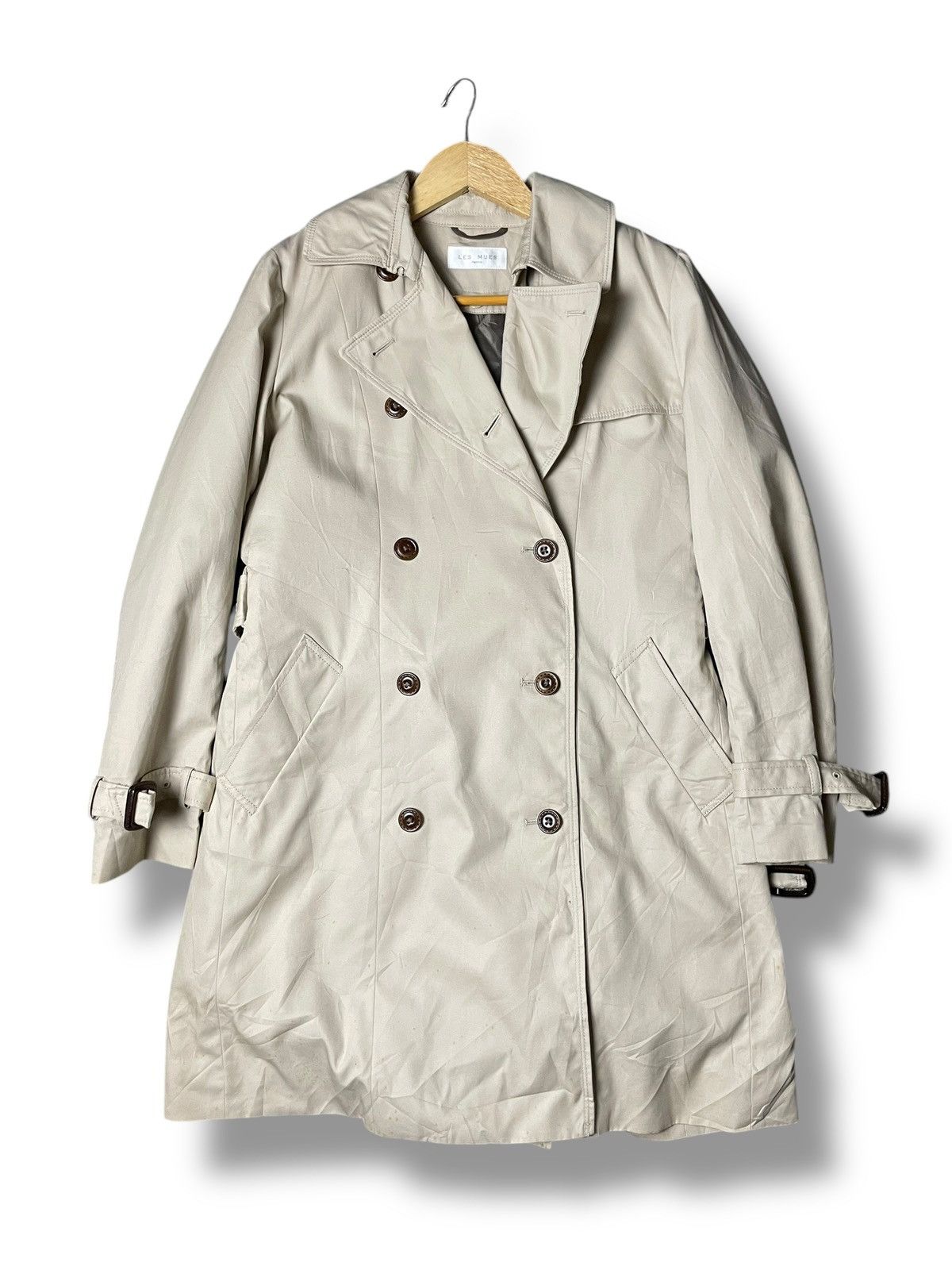 Japanese Brand × Vintage Vintage Les Mues Femme Double Breasted Coat (72) Size US XXS / EU 40 - 1 Thumbnail