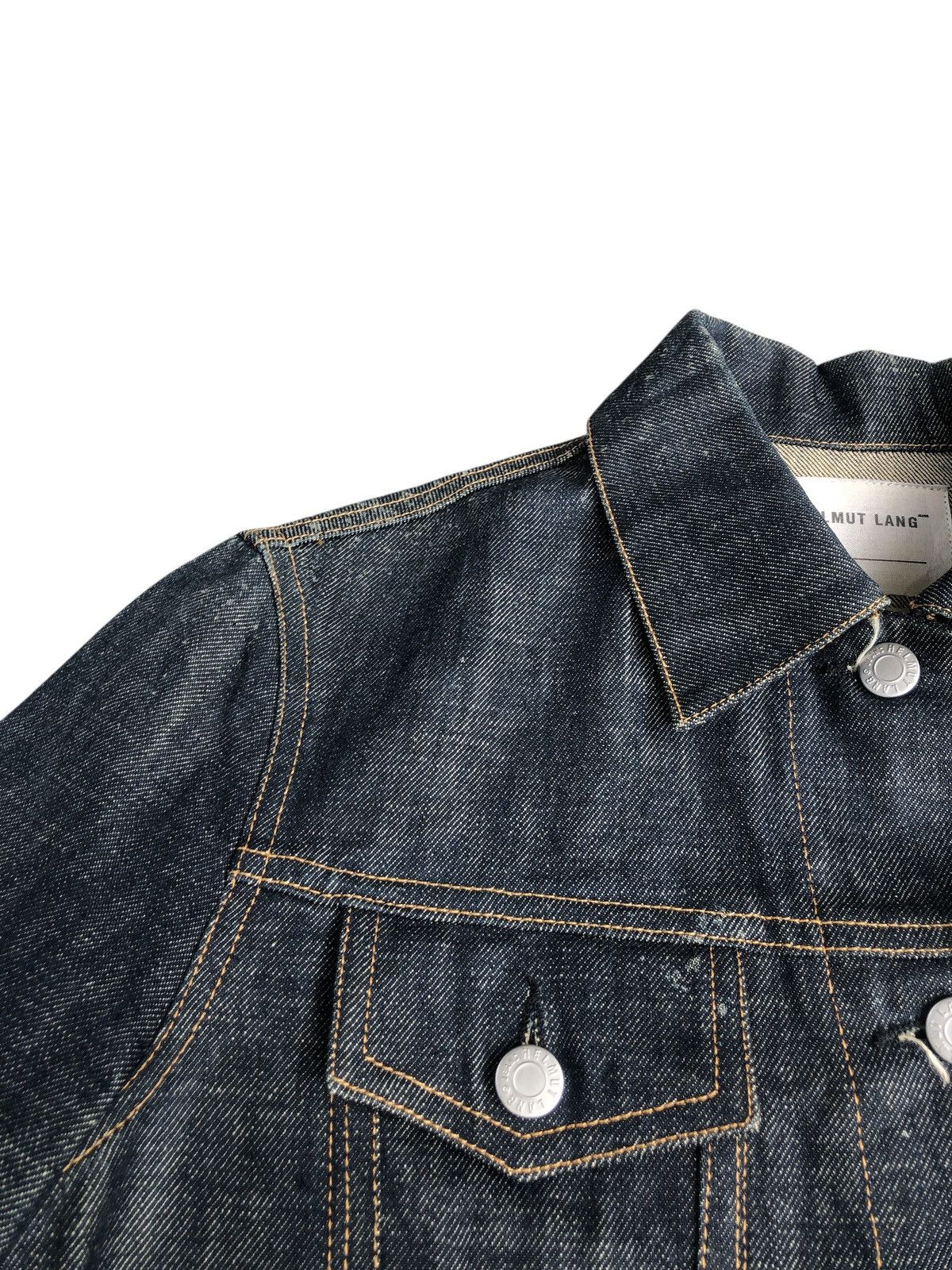 Helmut Lang Helmut Lang Classic Raw Denim Jacket Size US S / EU 44-46 / 1 - 7 Thumbnail
