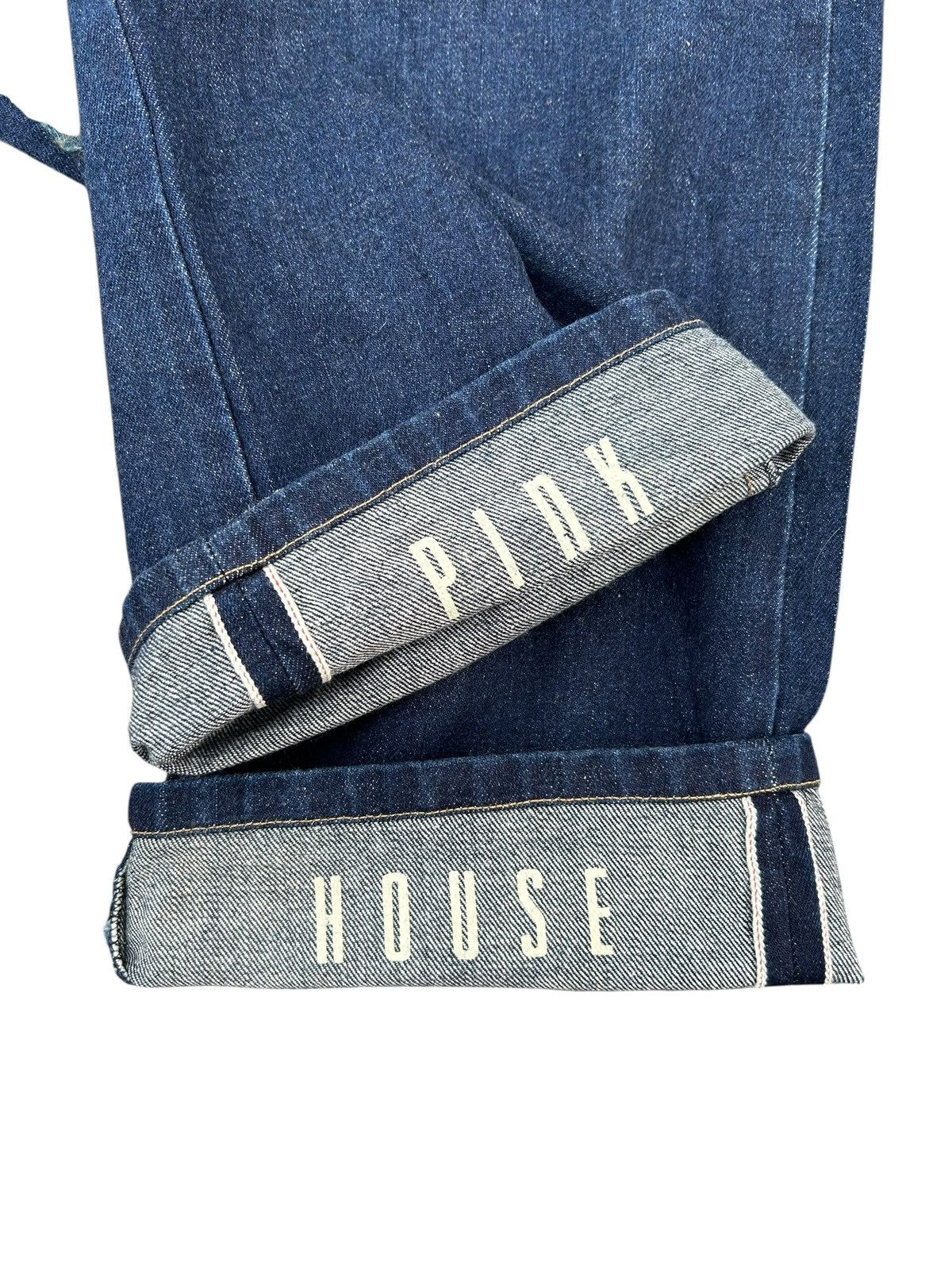 Kapital Japanese Brand Pink House Selvedge Denim Jeans Size US 30 / EU 46 - 4 Thumbnail